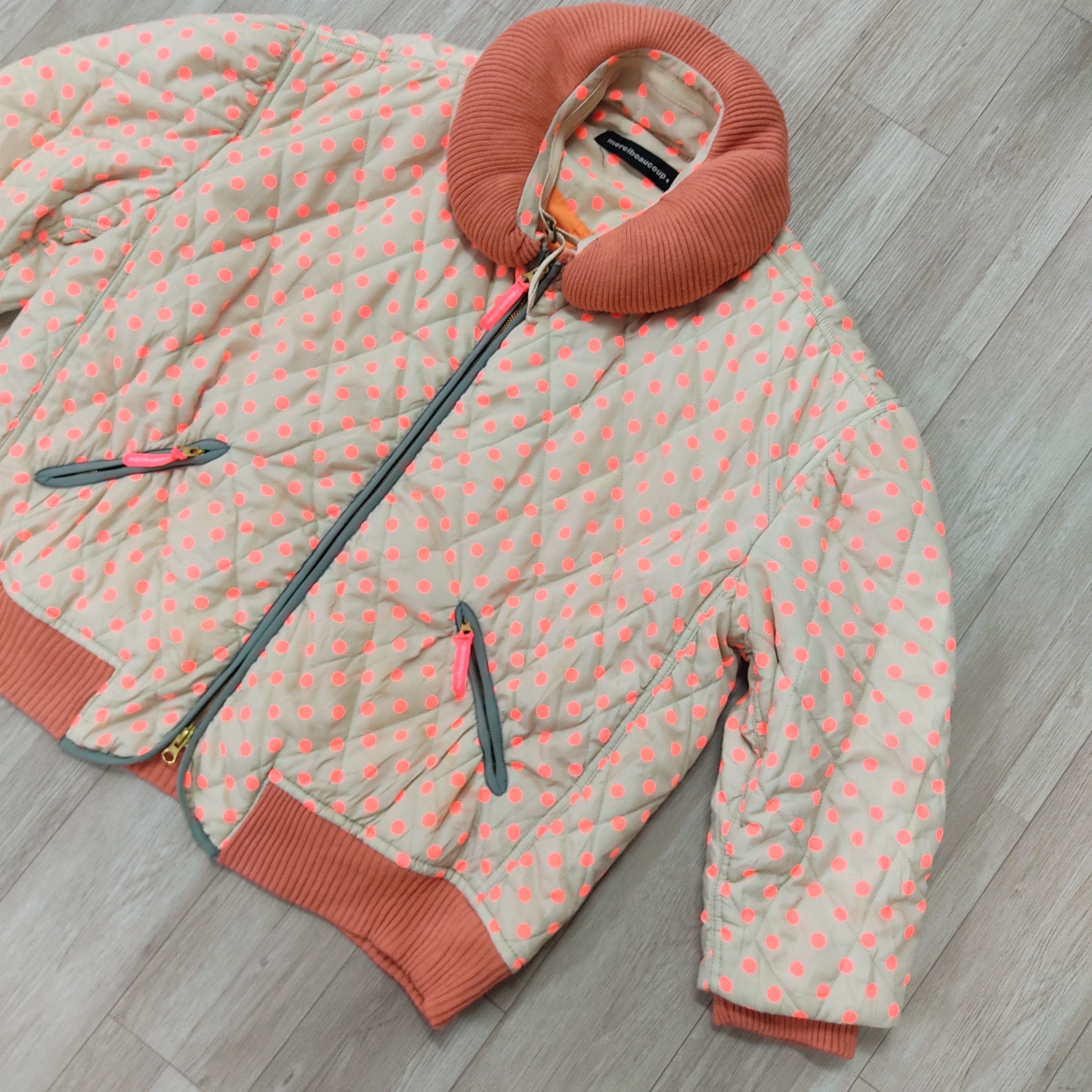 Issey Miyake MERCIBEAUCOUP Polkadots Quilted Jacket Size L / US 10 / IT 46 - 8 Thumbnail