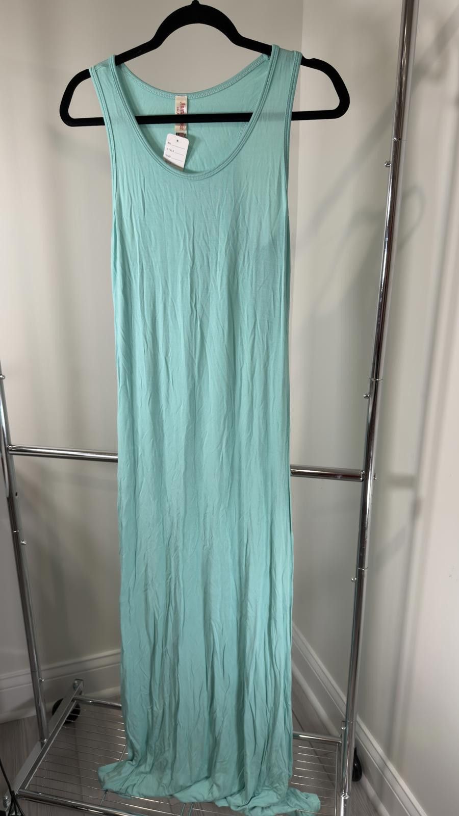Designer American Twist Mint Maxi Dress - Stylish & Comfortable XL Size XL / US 12-14 / IT 48-50 - 1 Thumbnail