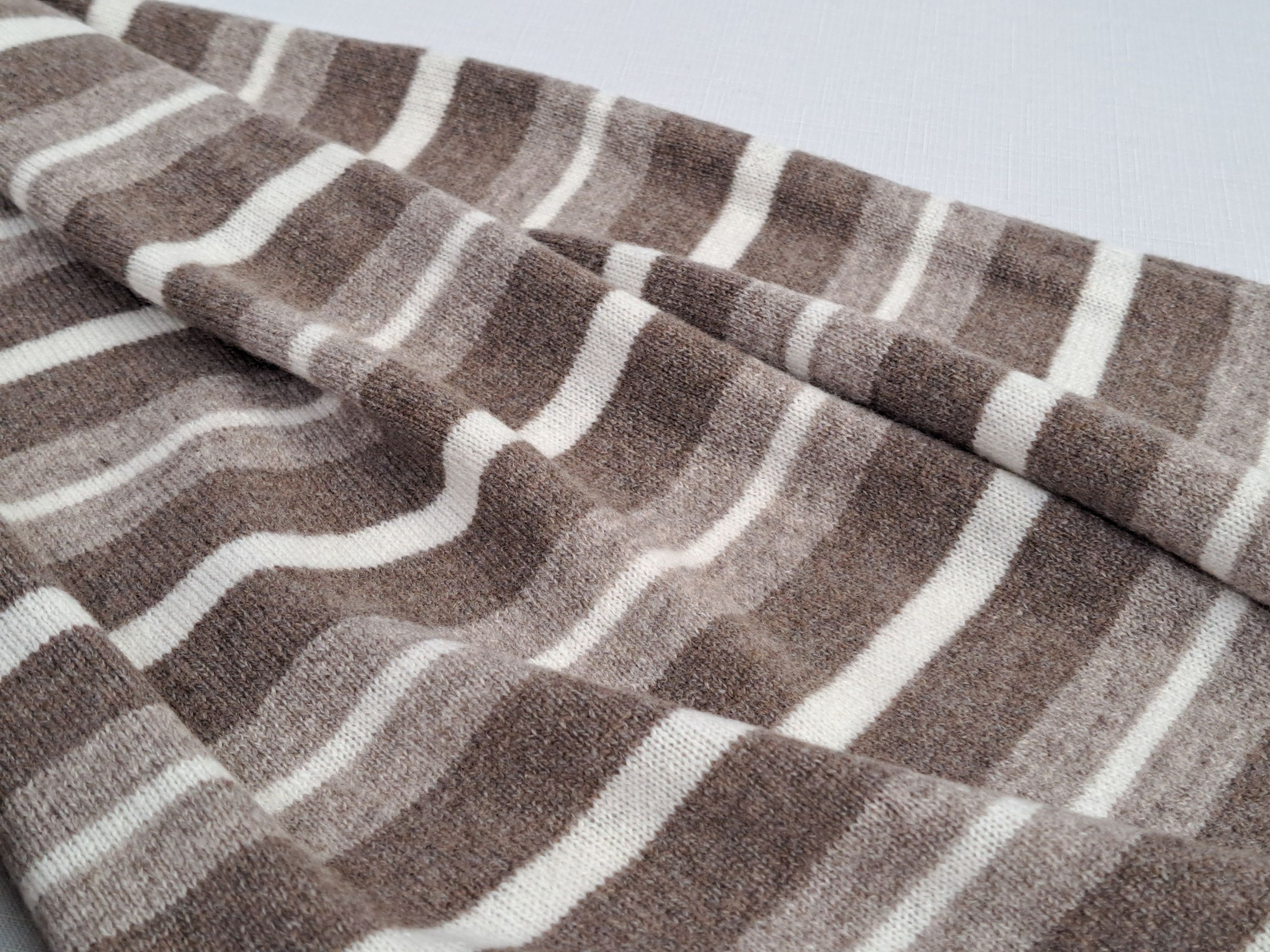 Fedeli Fedeli multicolor stripe pattern cashmere scarf. Size ONE SIZE - 3 Thumbnail
