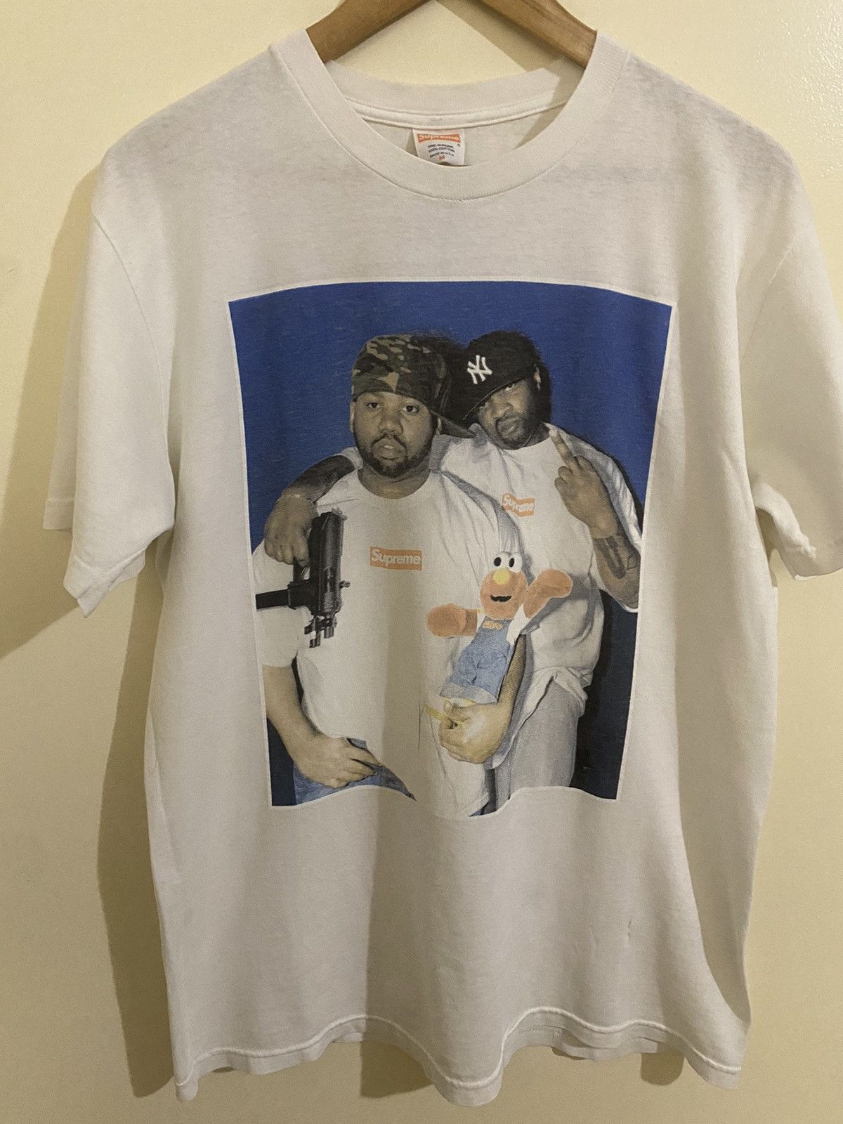 image of Supreme 2005 Raekwon Photo Tee in White, Men's (Size Medium)