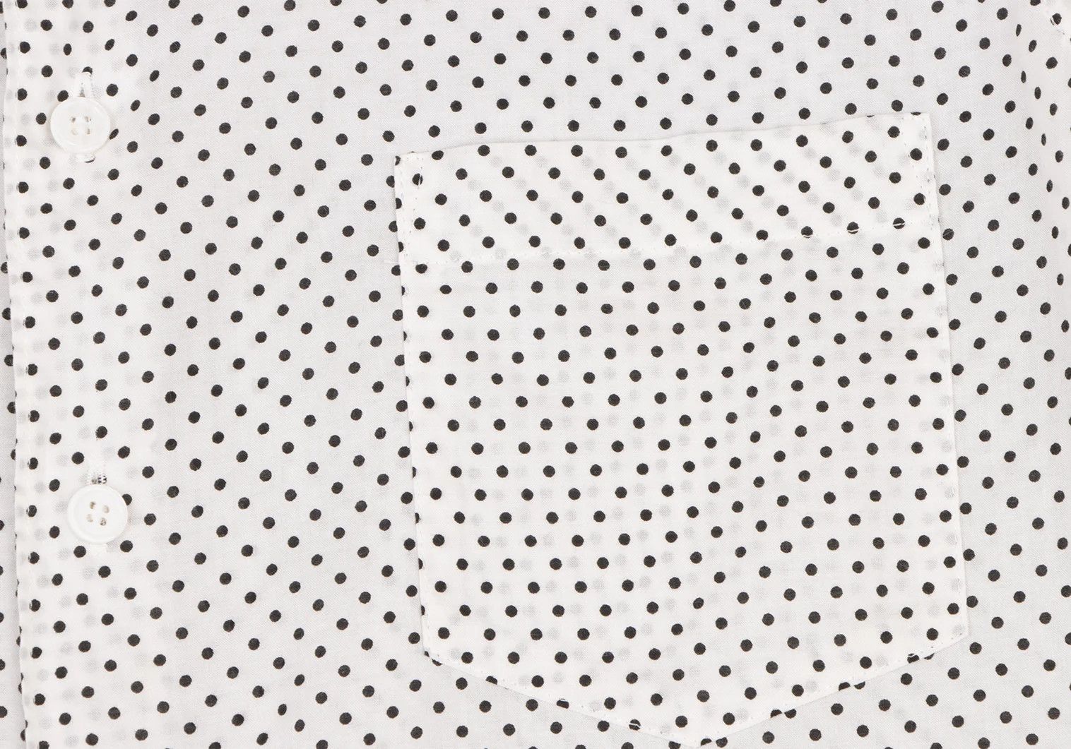 Yohji Yamamoto Yohji Yamamoto Cotton Dot Print Short Sleeve Shirt Size US S / EU 44-46 / 1 - 6 Thumbnail