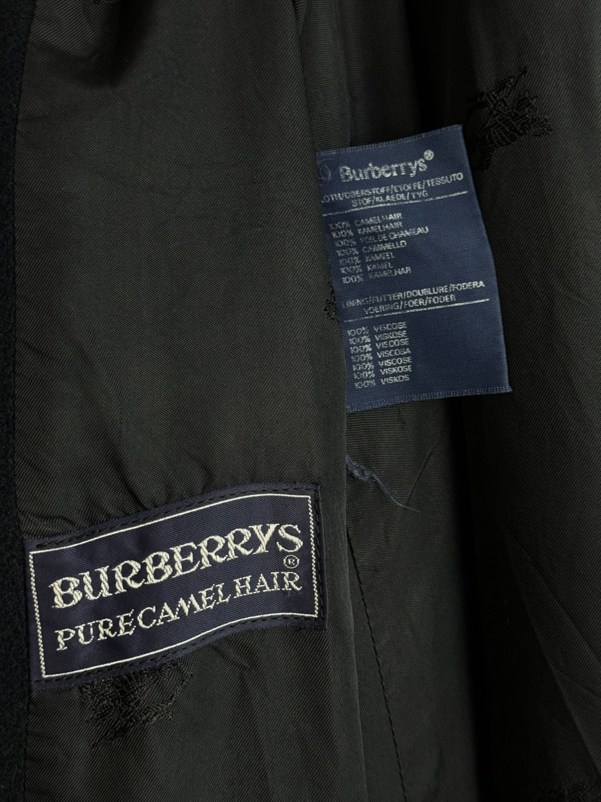 Burberry × Vintage Vintage cashmere coat Burberry 90s original luxury item Size US L / EU 52-54 / 3 - 4 Thumbnail