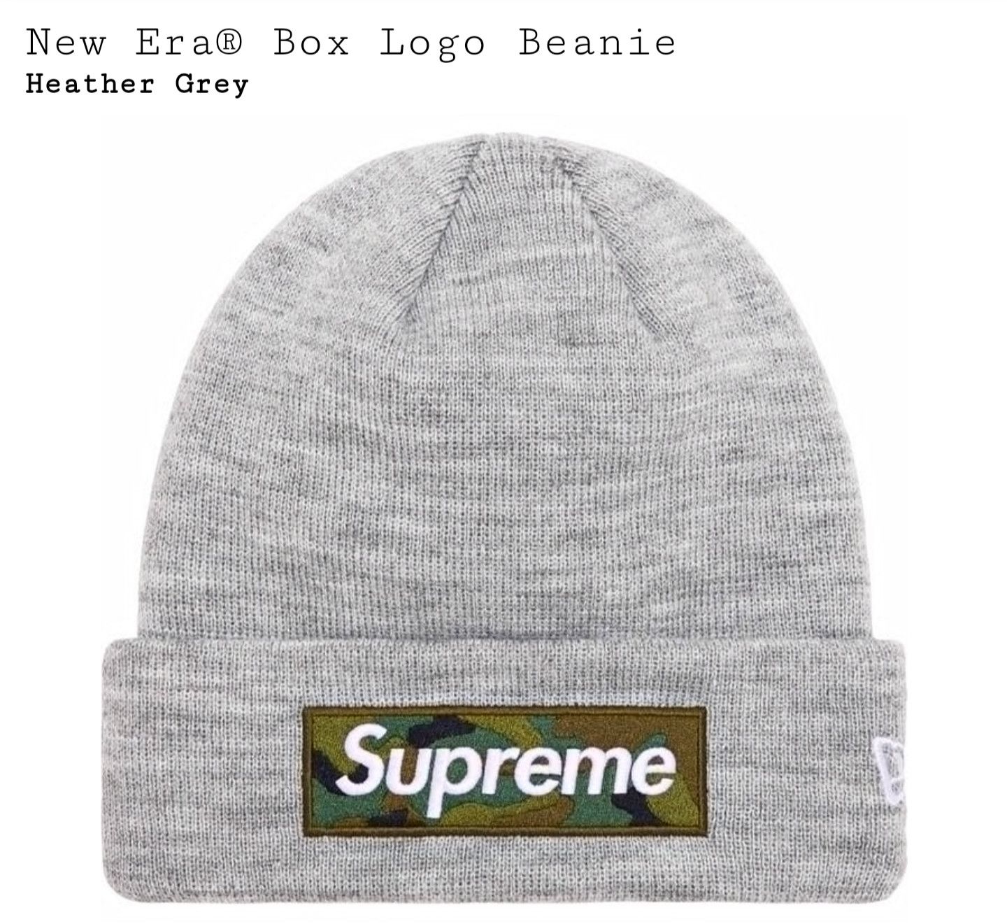 Supreme Supreme x New Era Box Logo Beanie | Grailed