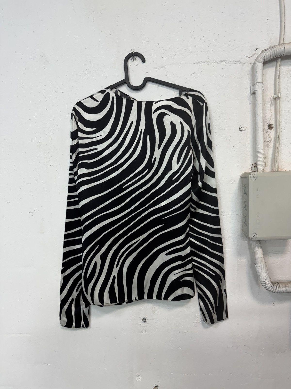 Versace Versace Silk Shirt Zebra Print Size M / US 6-8 / IT 42-44 - 9 Thumbnail