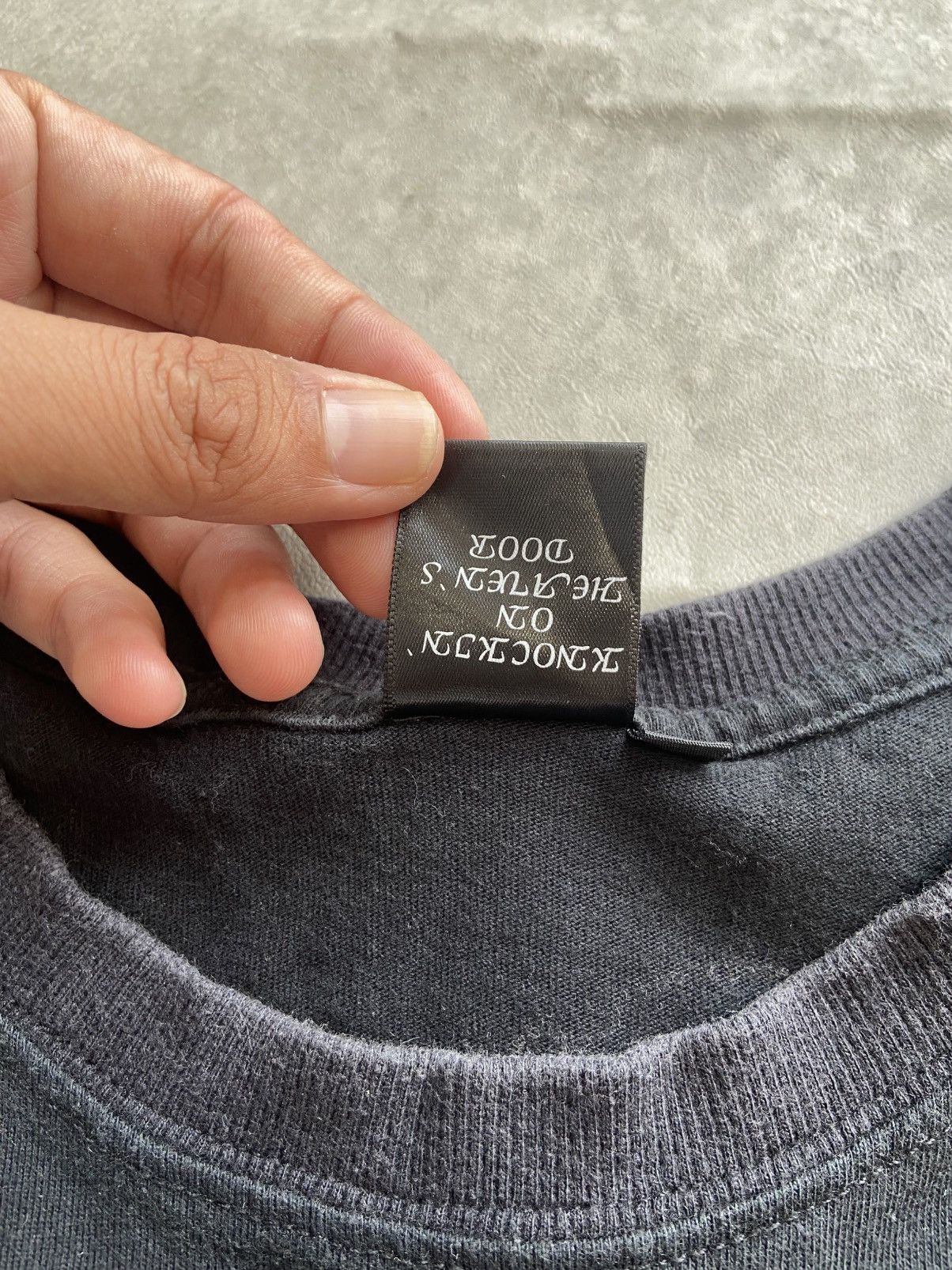 If Six Was Nine × Japanese Brand × Le Grande Bleu (L.G.B.) Cross Diablos Equip Poem Tshirt Size US M / EU 48-50 / 2 - 5 Thumbnail