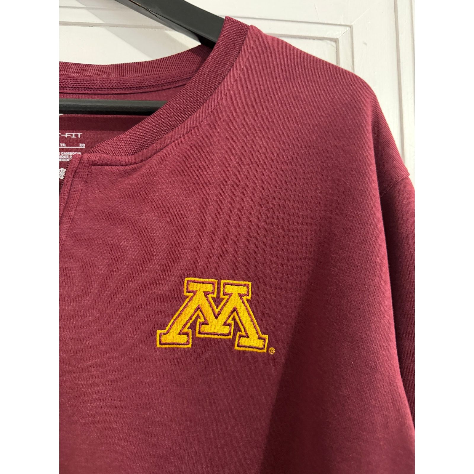 Nike Minnesota Gophers Maroon Nike Dri-Fit 1/4-Zip Size XL Size US XL / EU 56 / 4 - 4 Thumbnail