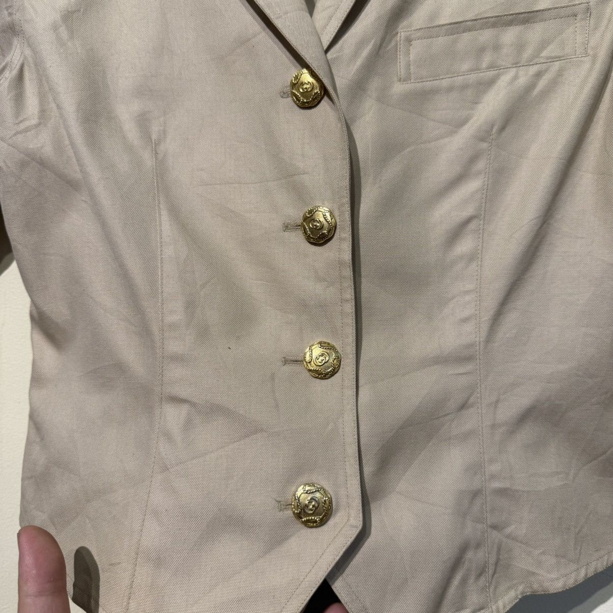 Gucci × Vintage Vintage Gucci Blazers Size M / US 6-8 / IT 42-44 - 3 Thumbnail