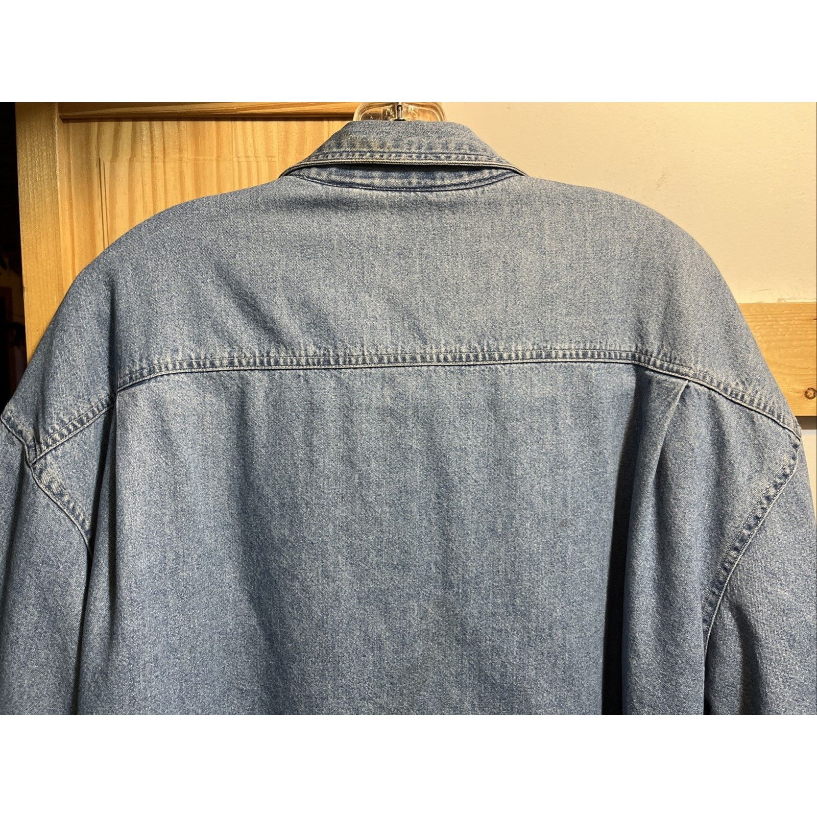 Wolverine Wolverine Jacket Mens XXL Blue Denim Shirt Jacket Workwear Size US XXL / EU 58 / 5 - 10 Thumbnail