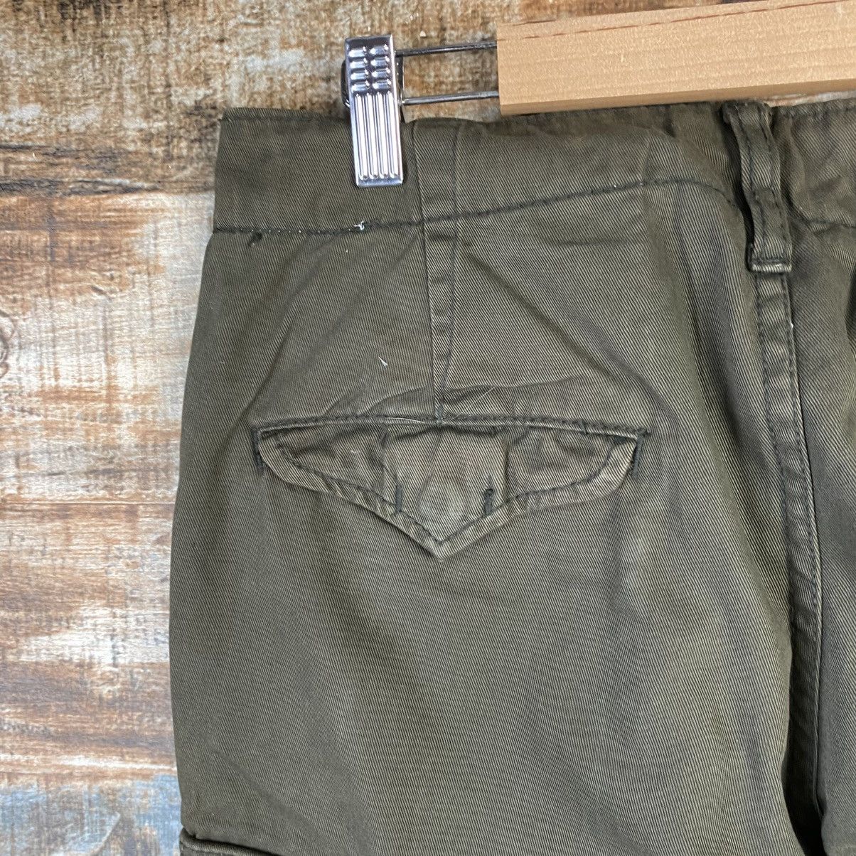 Japanese Brand DL Baldia Green Cargo Utility Multipocket Pants #C1259 Size US 29 - 18 Thumbnail