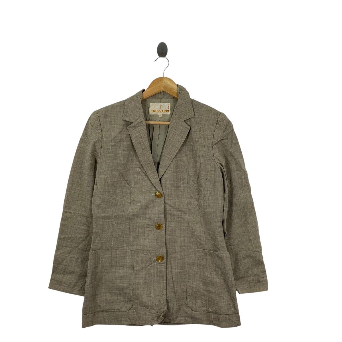 Trussardi Vintage TRUSSARDI PRET A PORTER Collection 3 Button Jacket Size S / US 4 / IT 40 - 3 Thumbnail