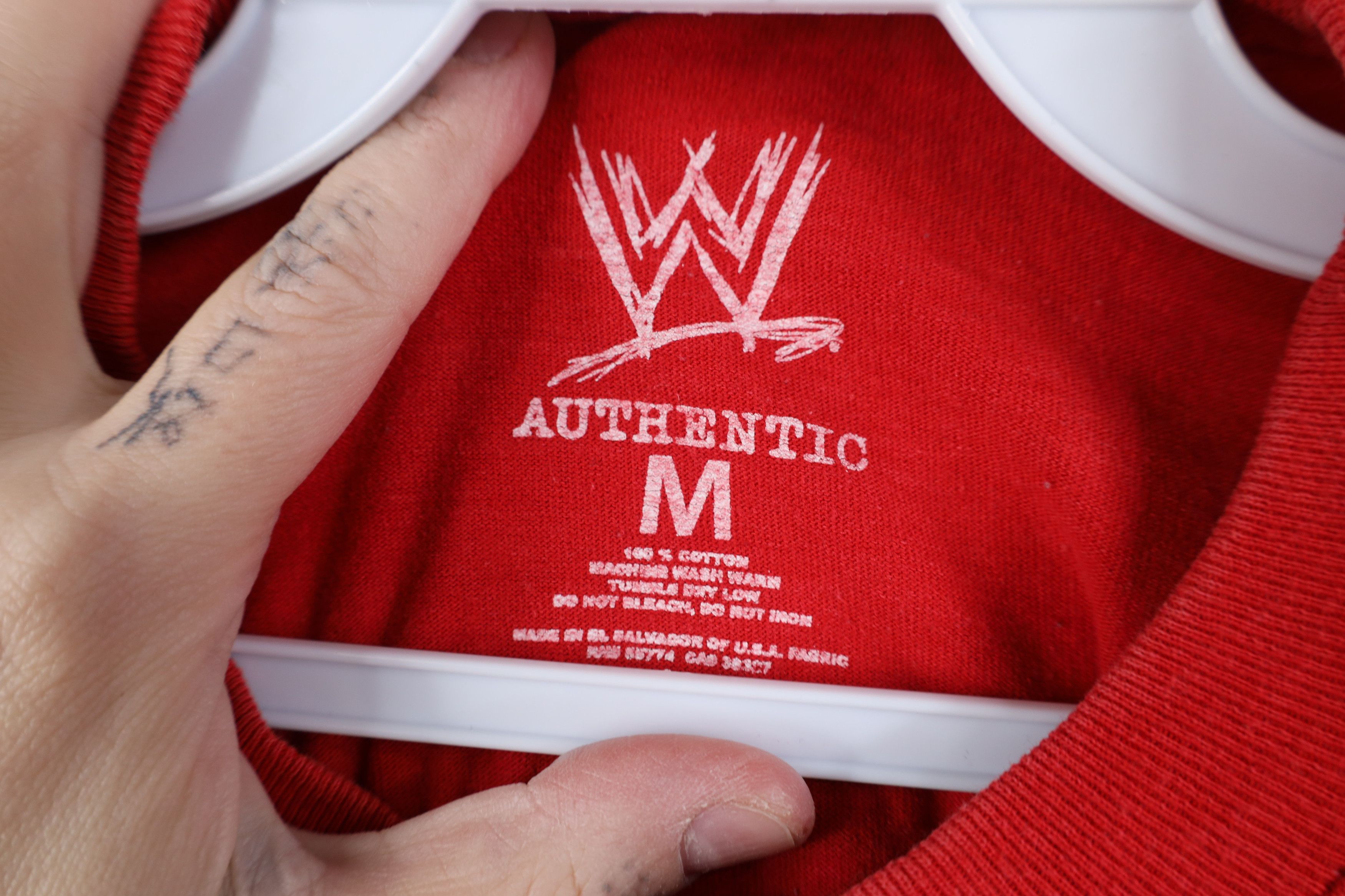 Vintage Vintage Y2K WWE WWF Wrestling John Cena CM Triple H T-Shirt Size US M / EU 48-50 / 2 - 9 Thumbnail