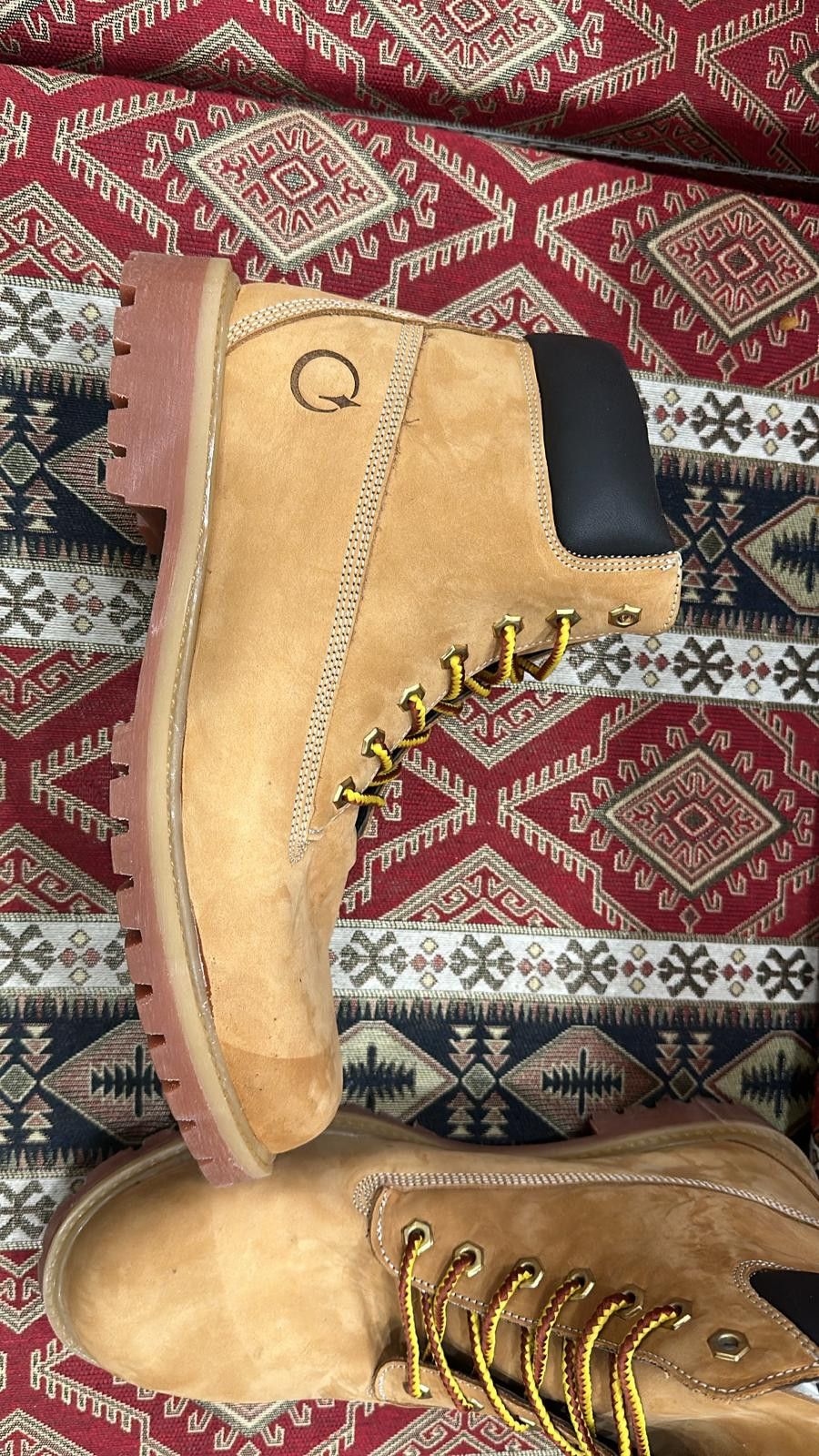 Derschütze "Yasmin V3" Boots Size 48 Timberland Style in Orange, Men's (Size 13) — image 4 of 6