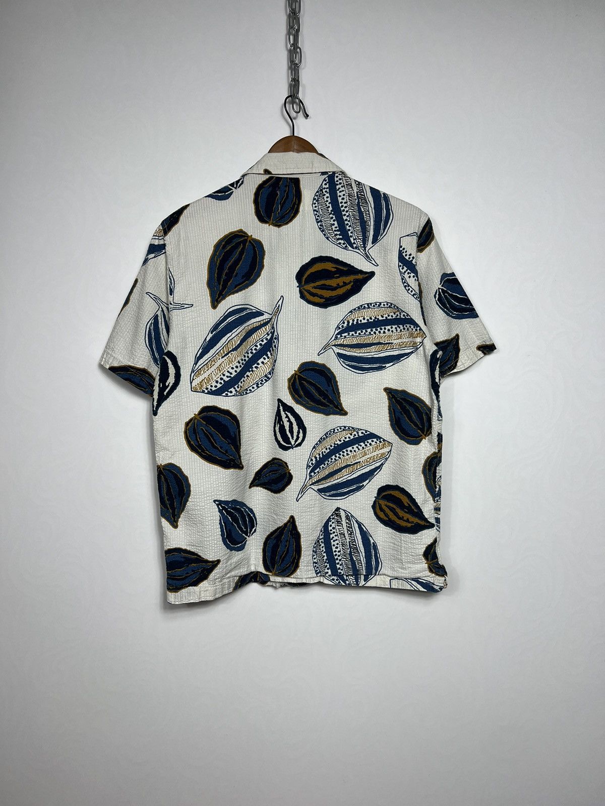 Folk Folk Flower Print Ribbed Hawaii Shirt Size US M / EU 48-50 / 2 - 9 Thumbnail