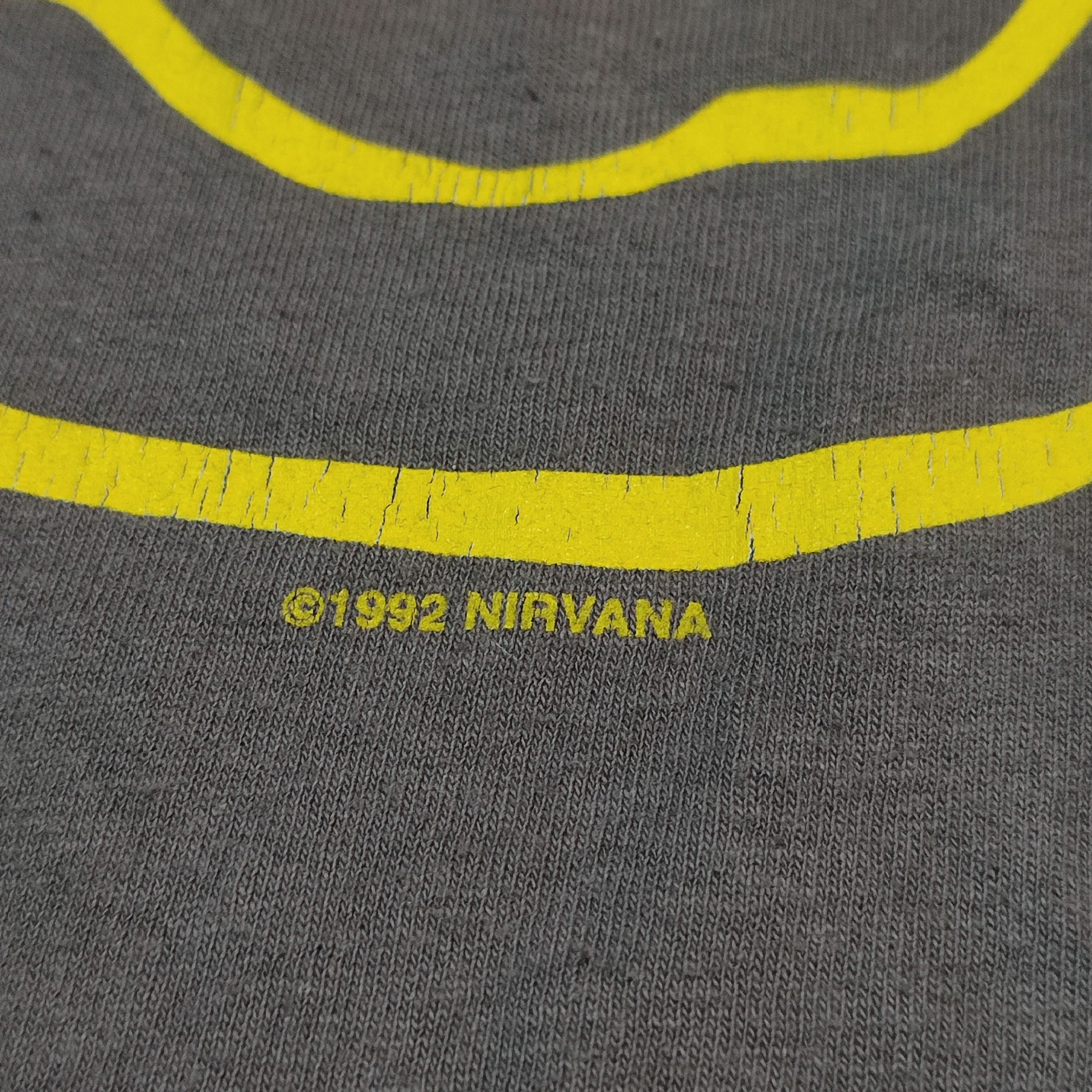 Nirvana × Vintage 1992 NIRVANA T SHIRT Size US S / EU 44-46 / 1 - 4 Thumbnail
