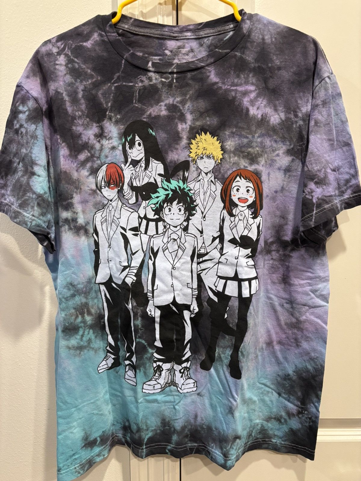 Other My Hero Academia Group Blue & Purple Acid Wash Shirt • Sz: M Size US M / EU 48-50 / 2 - 1 Thumbnail