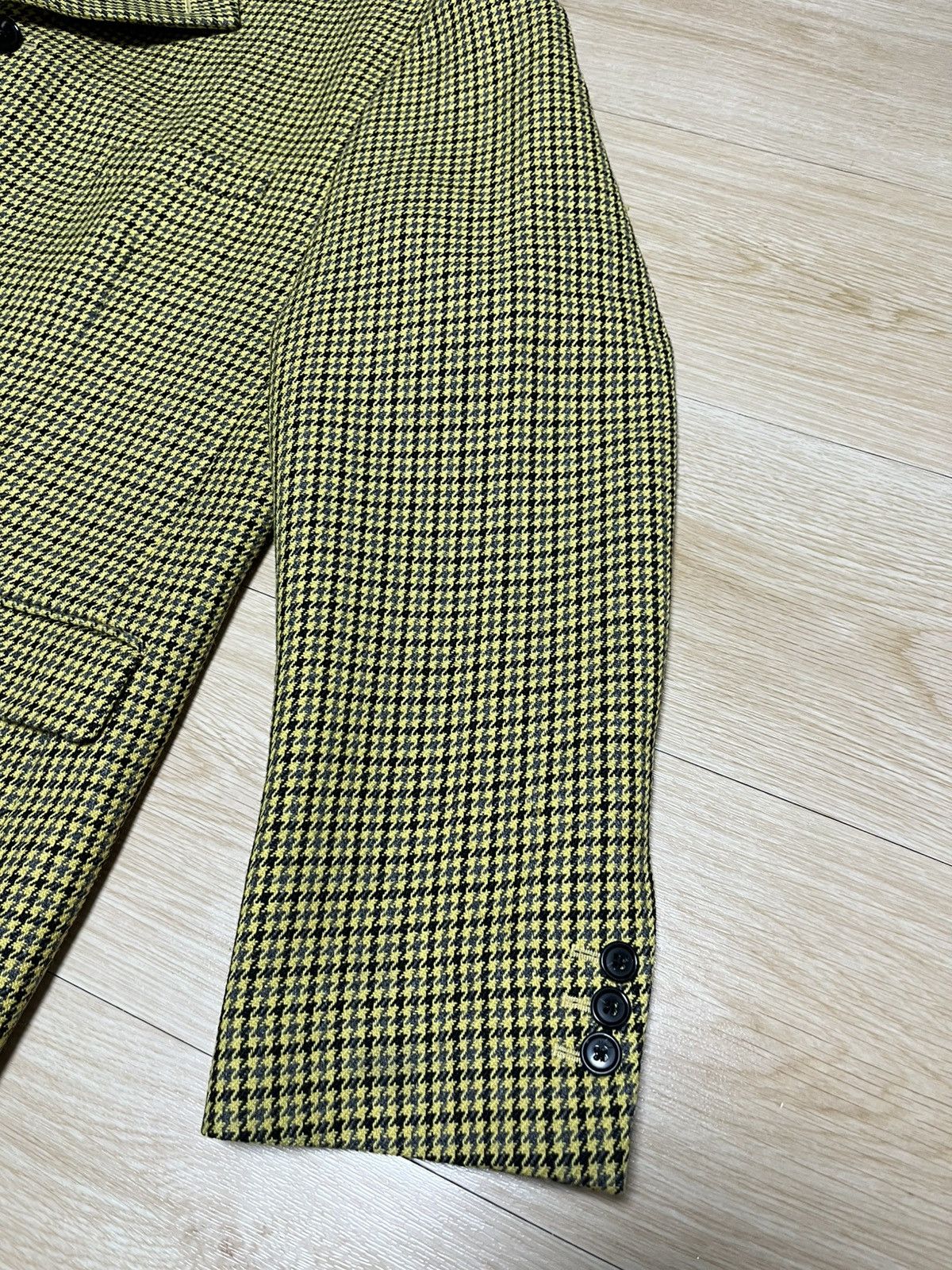 Raf Simons 48 Big fit daddy fit oversized houndstooth blazer jacket Size US M / EU 48-50 / 2 - 2 Thumbnail