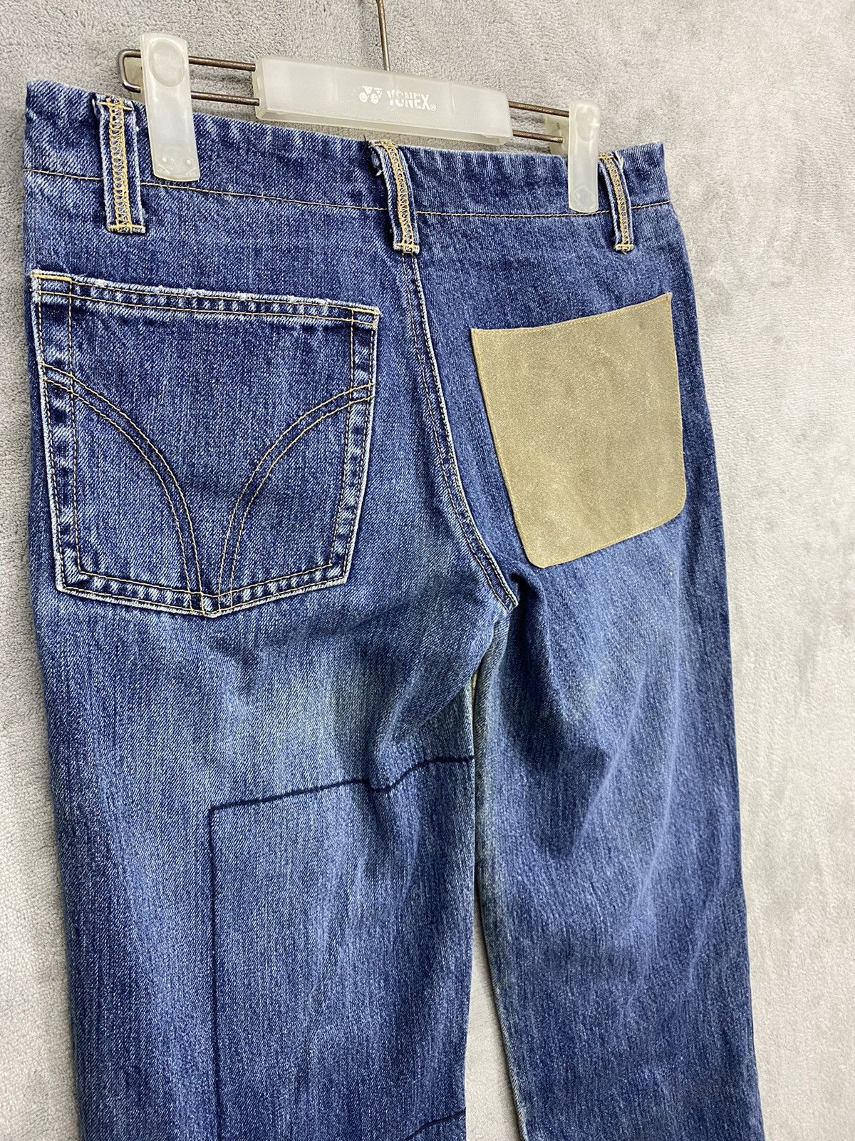 Japanese Brand INTERNATIONAL WORLD JEANS JAPANESE BRAND & PEACE PATCHWORK Size US 30 / EU 46 - 6 Thumbnail
