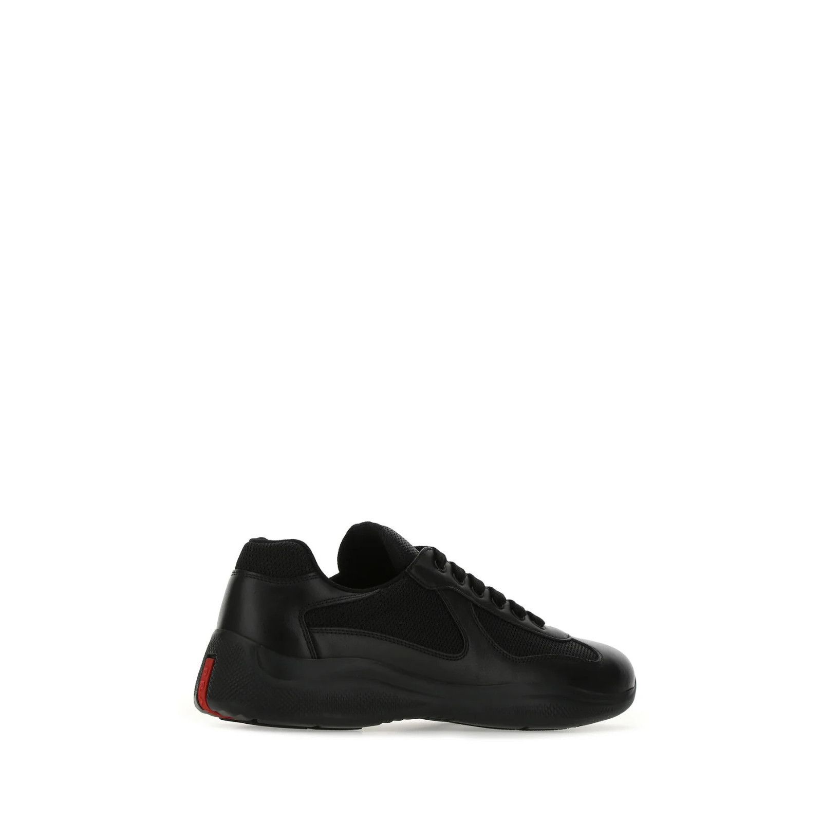 Prada PRADA Black Leather And Tech Fabric Sneakers New And Authent Size US 8.5 / EU 41-42 - 3 Thumbnail