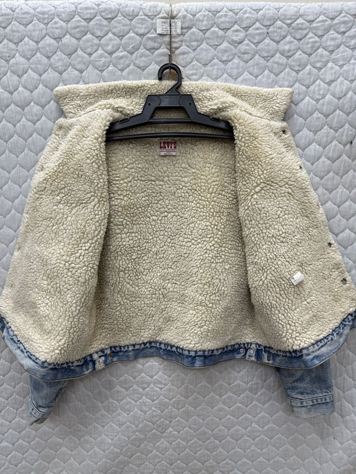 Levi's 🔥🔥🔥ARCHIVE VINTAGE 70’s LEVIS DENIM SHERPA JACKET Size US L / EU 52-54 / 3 - 7 Thumbnail