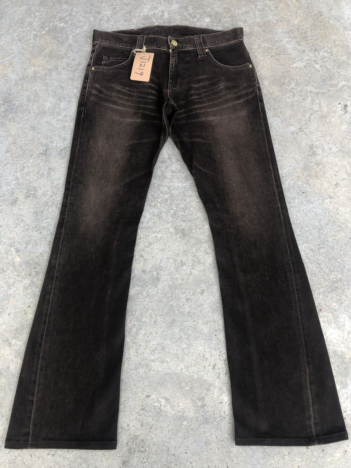 Lee Japanese Lee Flared Jeans Distressed Suede Size US 32 / EU 48 - 1 Thumbnail