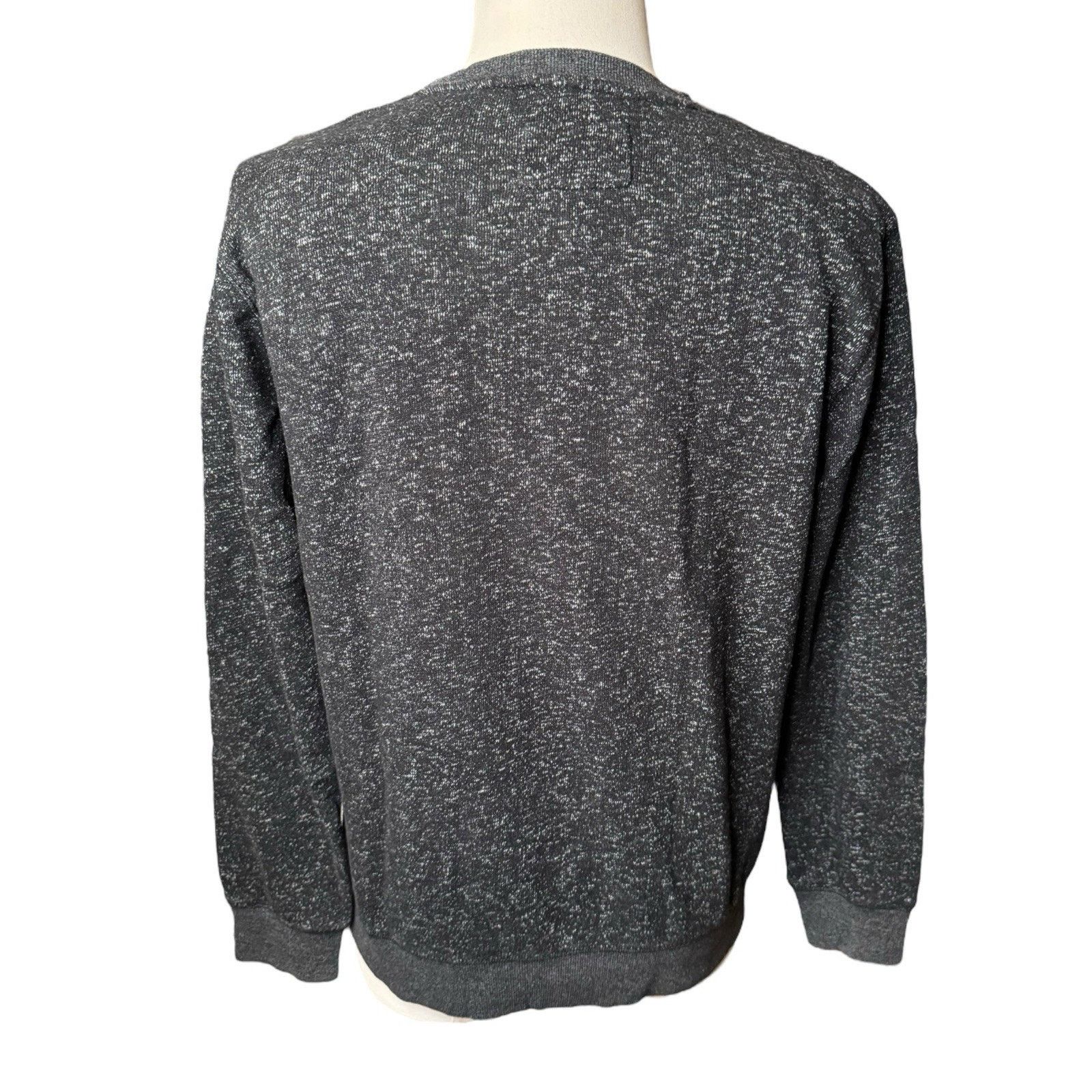 Hurley Hurley Crewneck Heathered Black Gray Pullover Sweatshirt Size US L / EU 52-54 / 3 - 5 Thumbnail