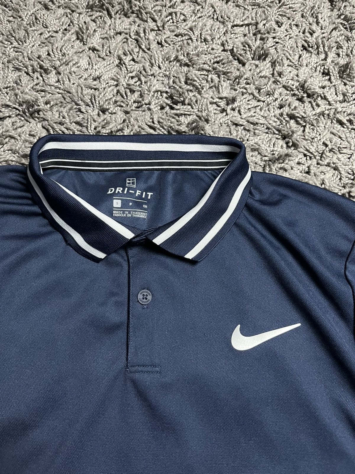 Nike Nike Dri-FIT Court Tennis Polo Shirt Navy Blue Size US S / EU 44-46 / 1 - 3 Thumbnail