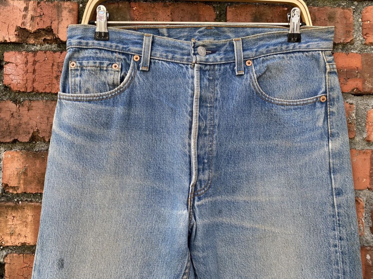 Levi's × Levi's Vintage Clothing × Vintage W34x31 vintage levi's 501 made in USA faded 90s Size US 34 / EU 50 - 3 Thumbnail