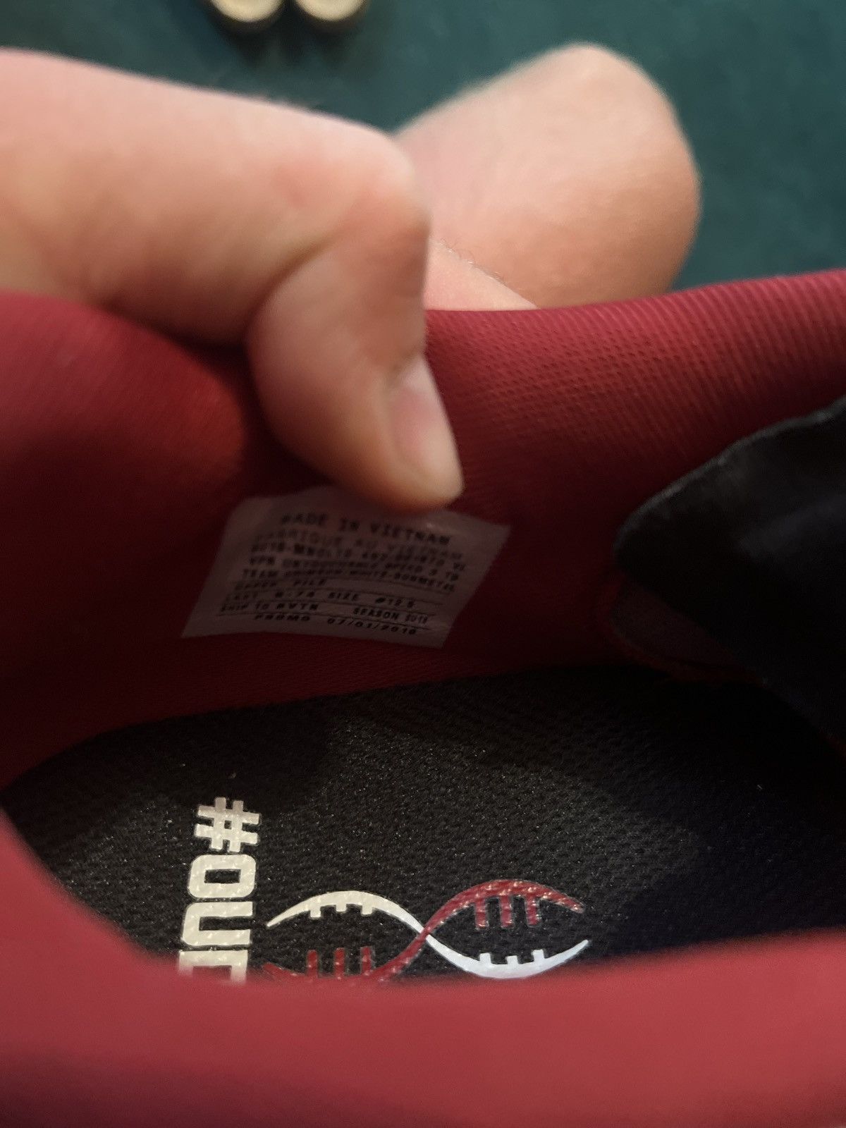 Jordan Brand Jordan Oklahoma PE cleats Size US 12 / EU 45 - 7 Thumbnail