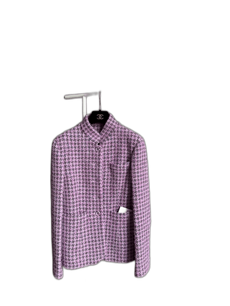 Chanel Chanel Purple Woven Jacket with Gold Thread Size M / US 6-8 / IT 42-44 - 1 Thumbnail