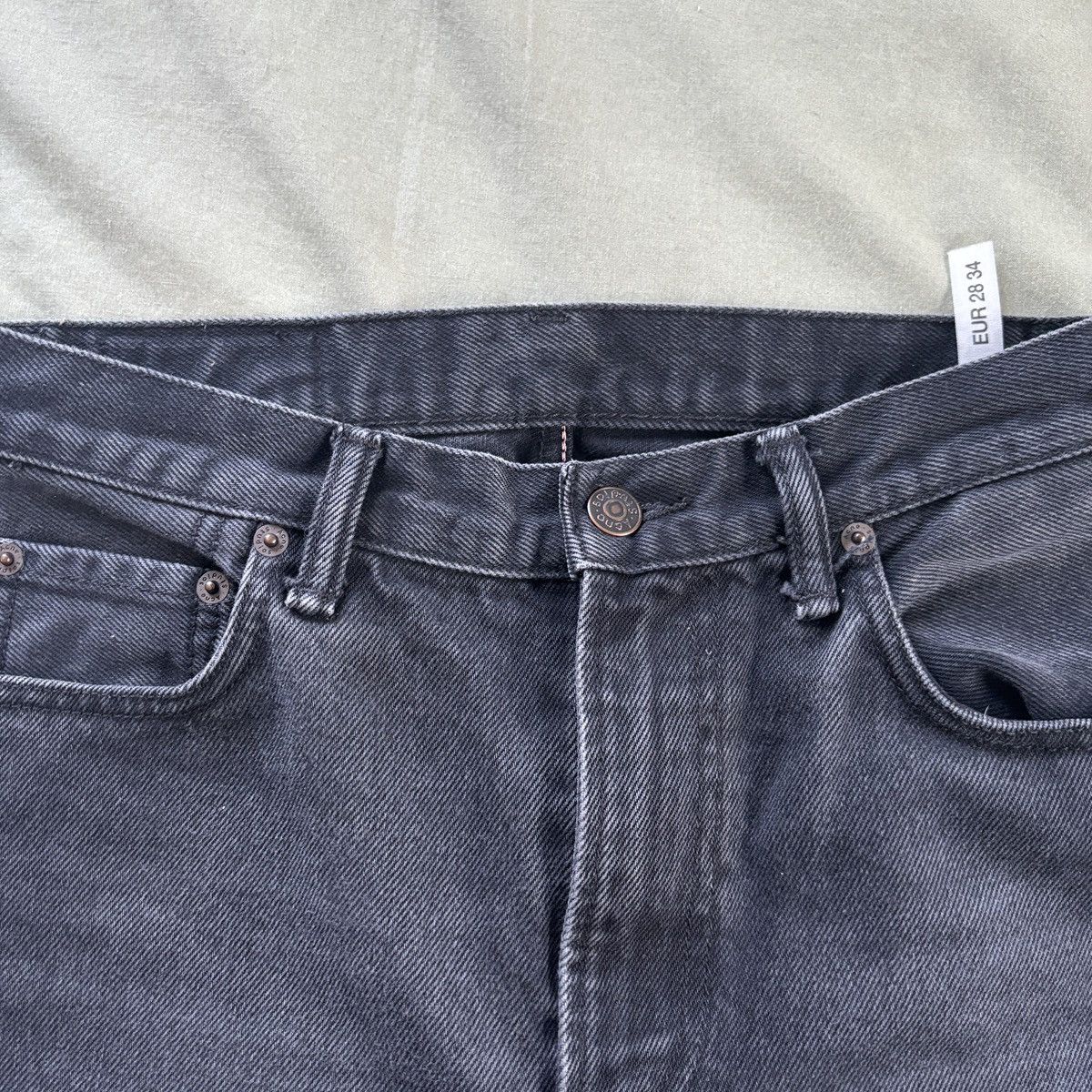 Acne Studios Acne Studios 1995 “Washed Out Black” Rigid jeans Size US 28 / EU 44 - 4 Thumbnail