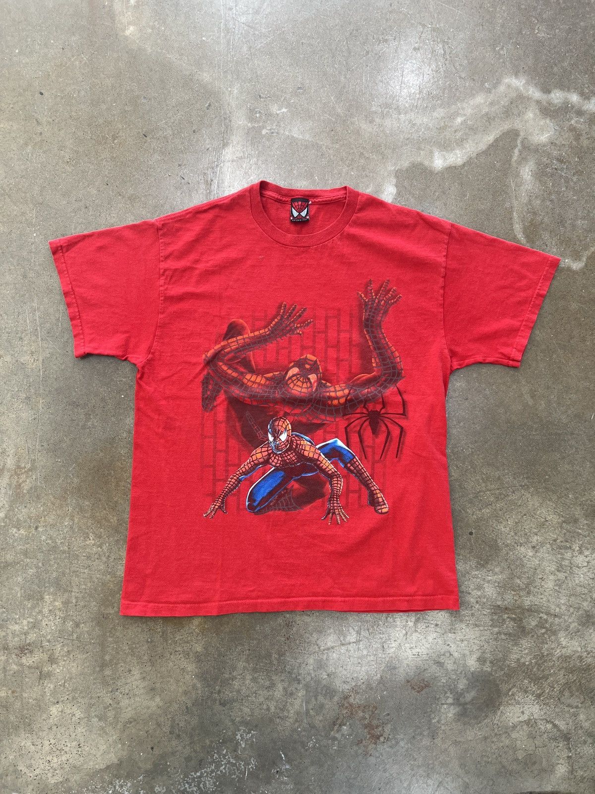 Marvel Comics Vintage Y2K Marvel Spider-Man Crawling Pose Tee Large Size US L / EU 52-54 / 3 - 2 Thumbnail