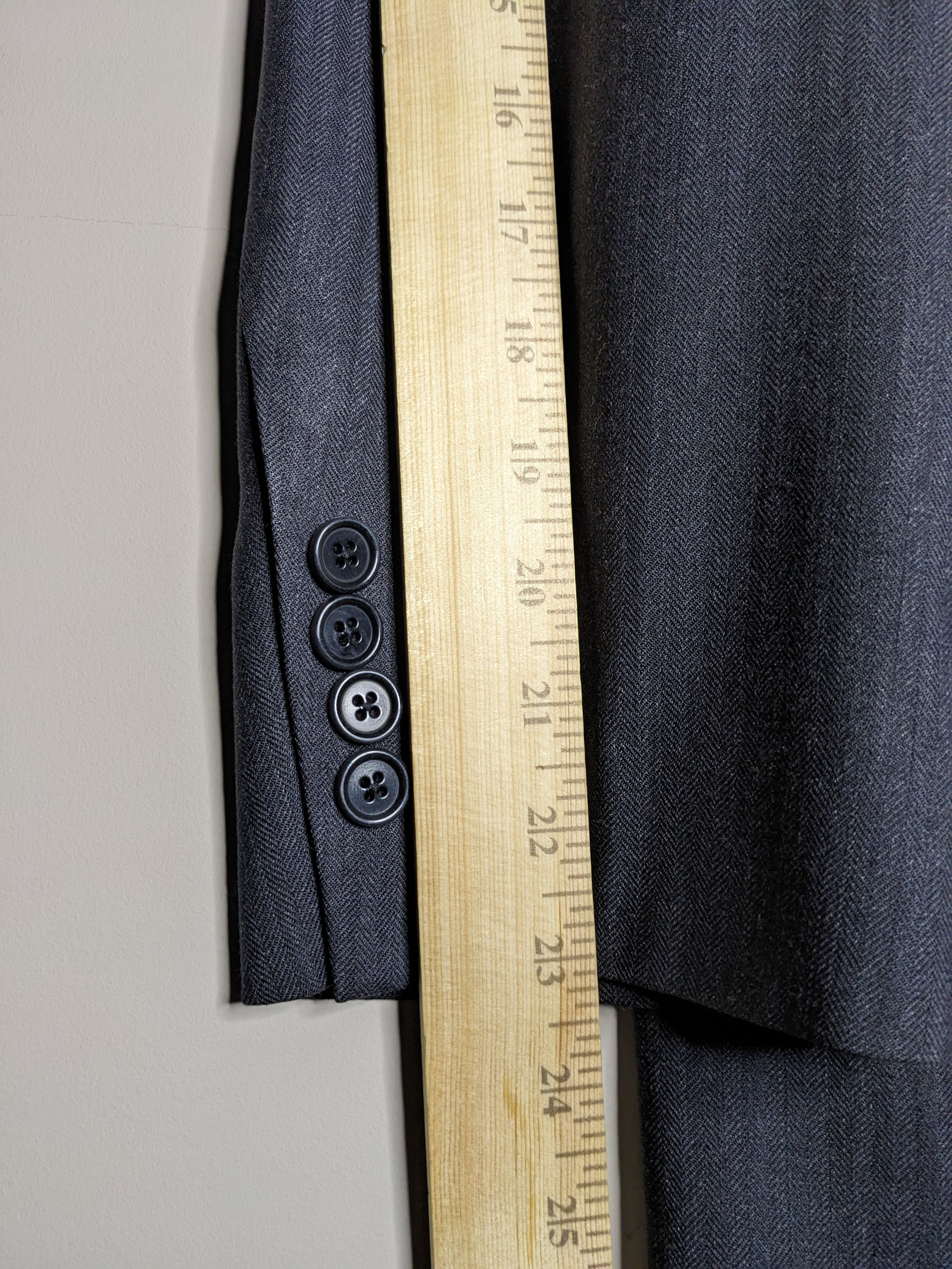 Brooks Brothers Brooks Brothers Blazer Sz 39S Herringbone Wool Suit Jacket Size 40S - 14 Thumbnail