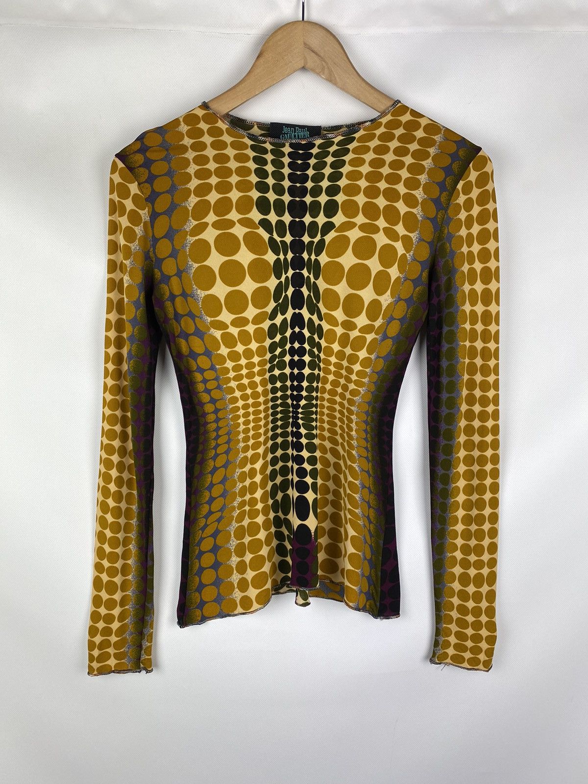Robe Midi En Laine Jean Paul Gaultier - Taille L - Vintage Made In Italy - État Proche Du Neuf