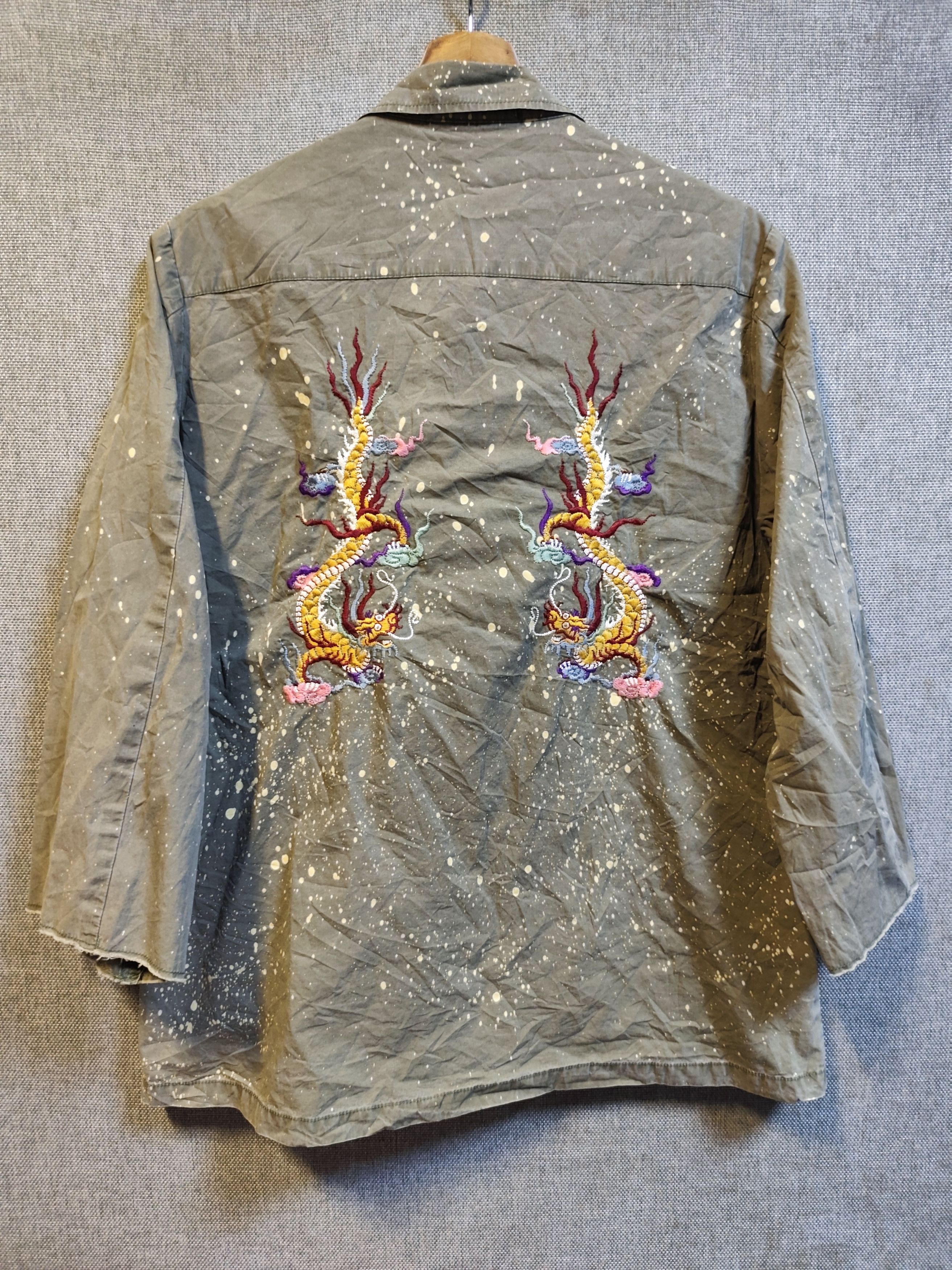 Sasquatchfabrix ​SS11 Sasquatchfabrix "Zen Anarchy" Dragon Splatter Jacket Size US M / EU 48-50 / 2 - 2 Thumbnail