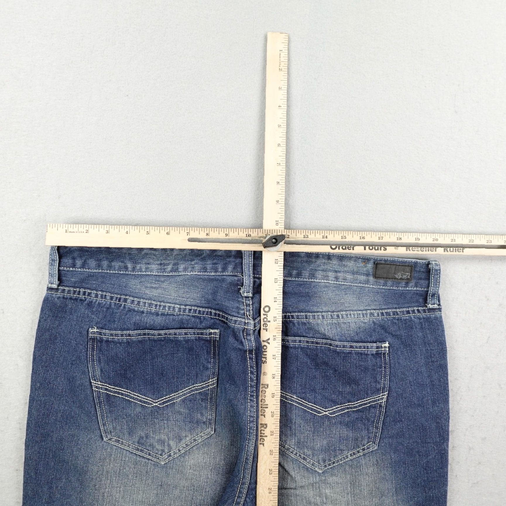 Ecko Unltd. Ecko Unltd Shorts Mens 38 Blue Denim Jean Jorts Faded Baggy Relaxed Fit Y2K Size US 38 / EU 54 - 4 Thumbnail