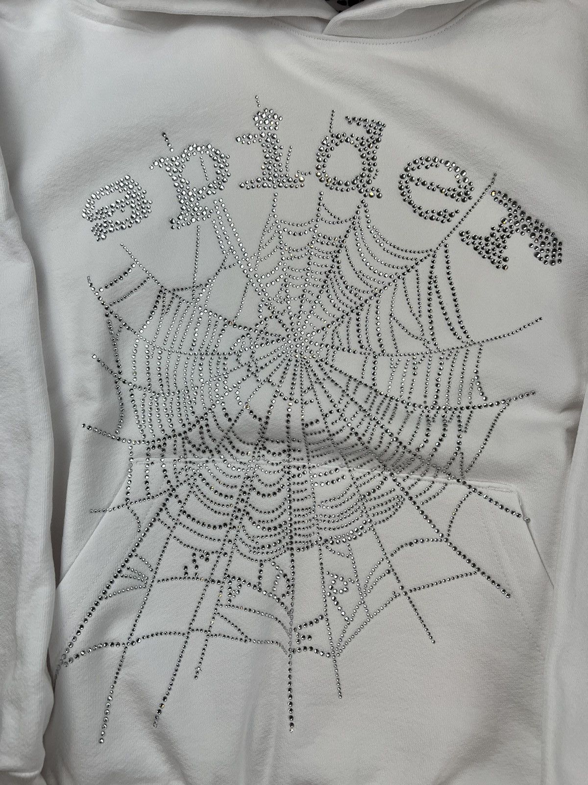 Spider Sp5der OG Rhinestone Hoodie | Grailed