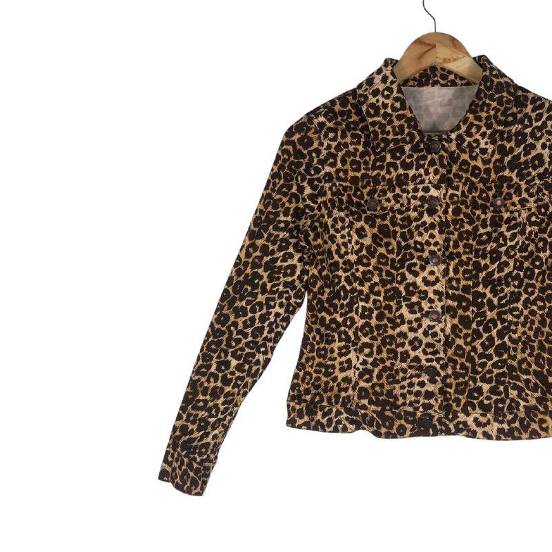 Japanese Brand Vintage Japanese Brand Leopart Button Jacket Size S / US 4 / IT 40 - 3 Thumbnail