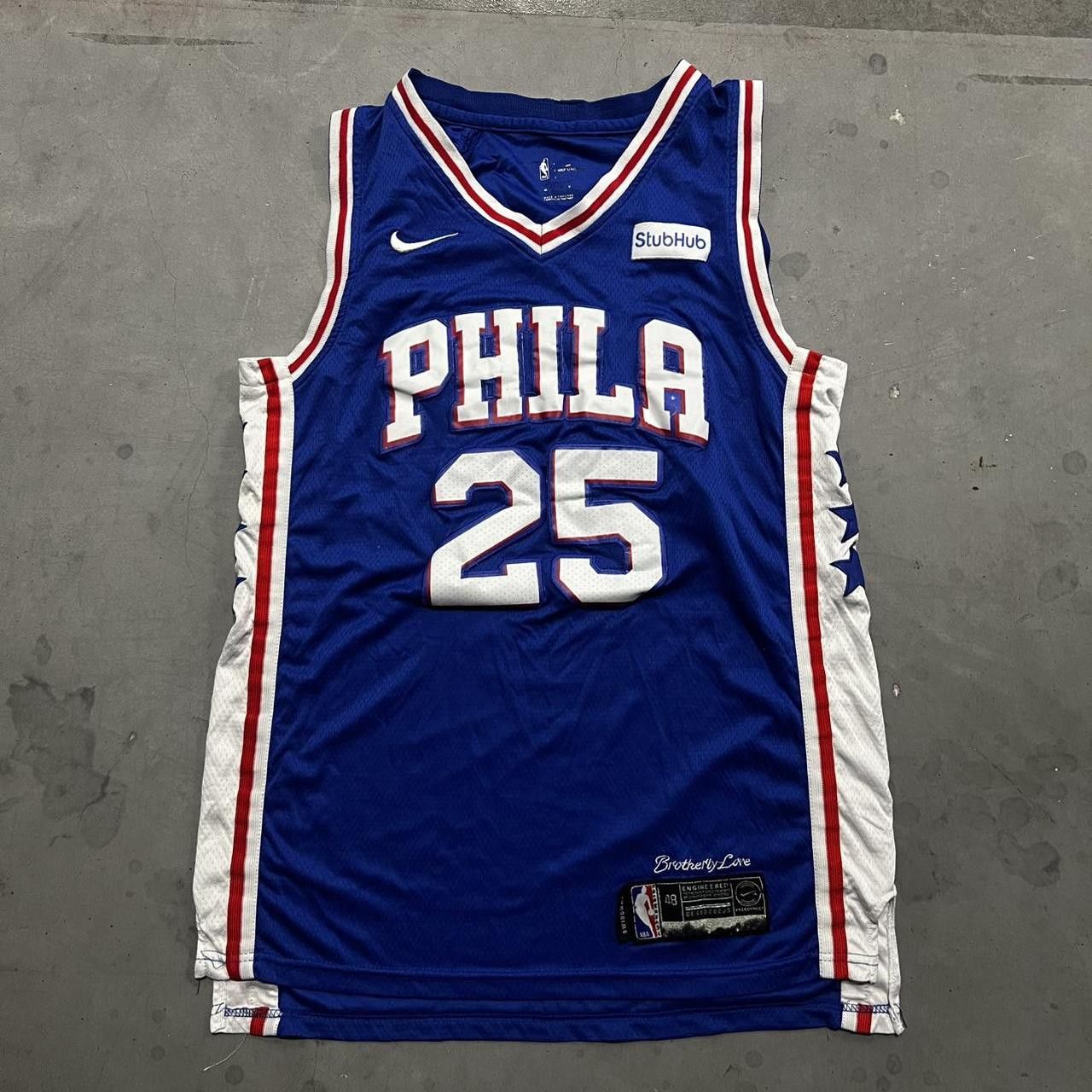 NBA × Nike Vintage Y2K Nike NBA Philadelphia 76ers Ben Simmons Jersey! Size US M / EU 48-50 / 2 - 1 Thumbnail