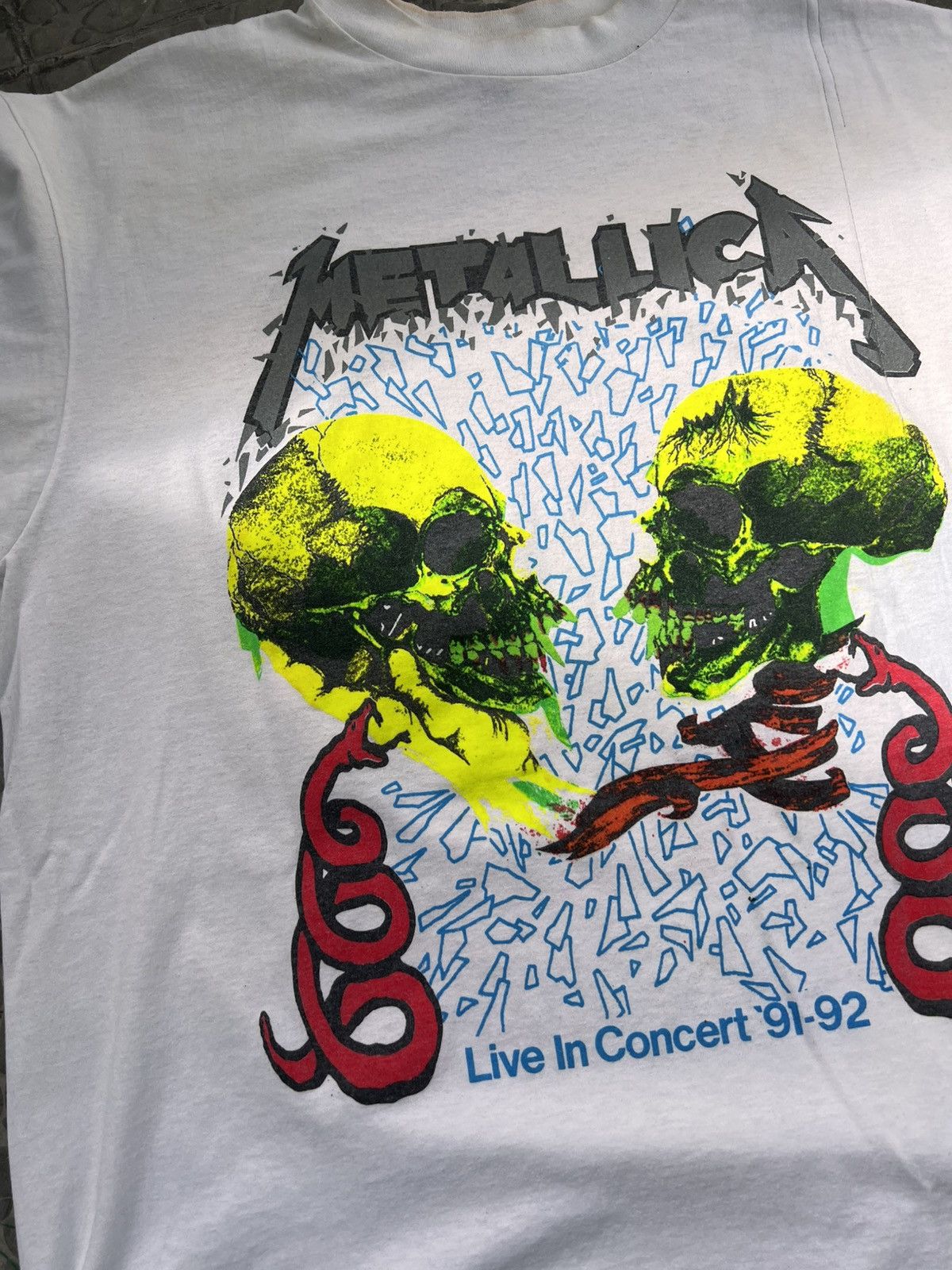 Vintage Vintage Metallica 1991 pushead Size US XL / EU 56 / 4 - 2 Thumbnail