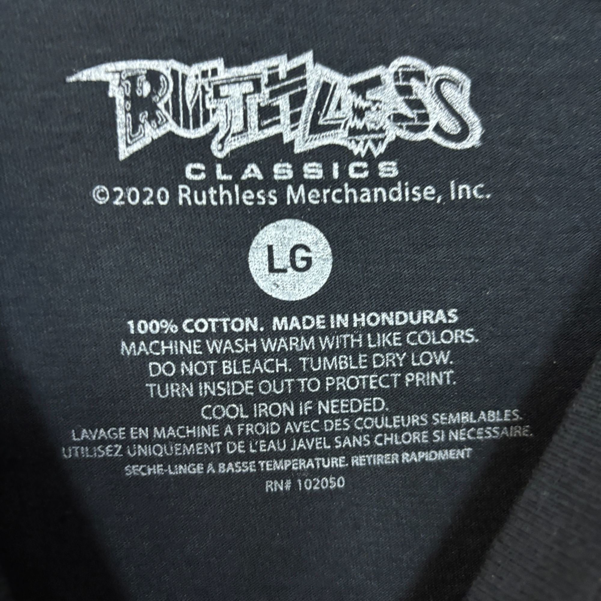 Rap Tees Eazy-E Ruthless Records NWA Poster West Coast Hip Hop Tee la Size US L / EU 52-54 / 3 - 4 Thumbnail