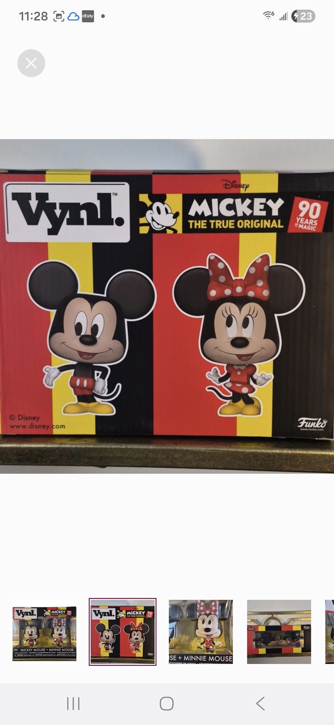 Other Mickey True Original 90Yrs MAGIC × Funko Vynl Mickey+Minnie Size ONE SIZE - 2 Thumbnail