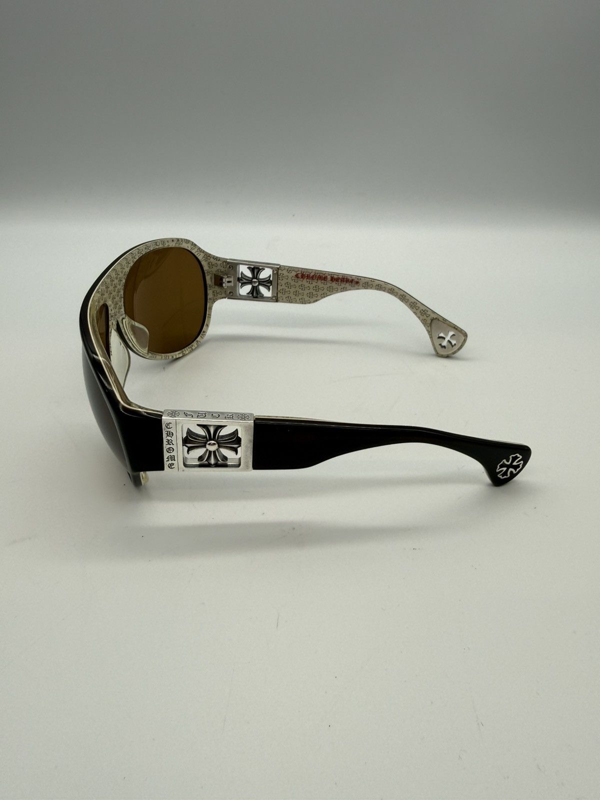 Chrome Hearts Chrome Hearts "FUCK YOU" Aviator Sunglasses – Cross Print Size ONE SIZE - 4 Thumbnail