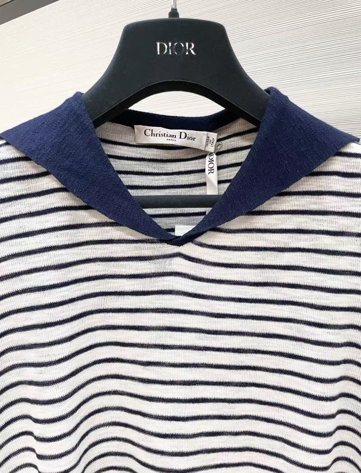 Dior Dior Classic Striped Sailor Collar Short Sleeve Top J33 Size XS / US 0-2 / IT 36-38 - 3 Thumbnail
