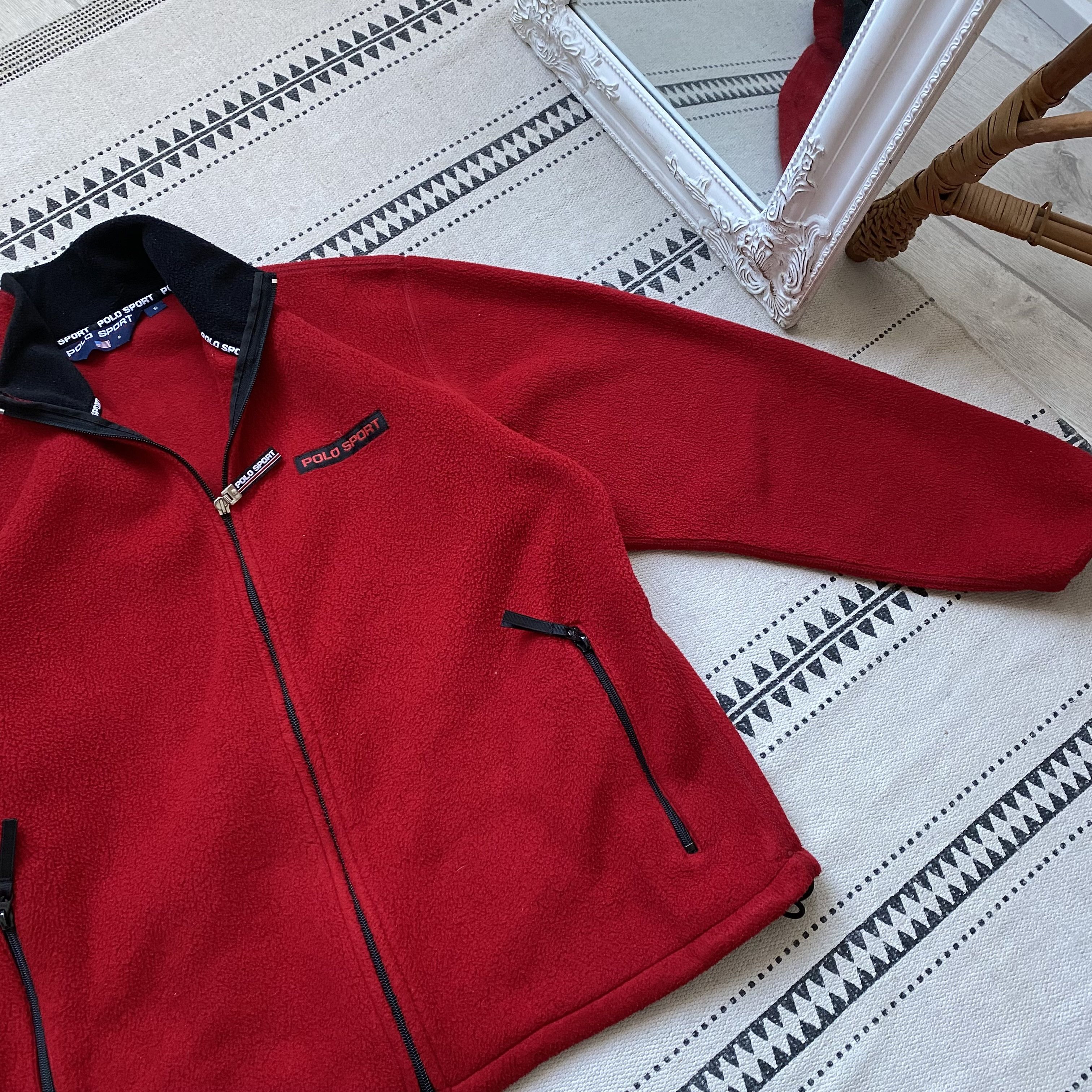 Polo Ralph Lauren 🏔️ Vintage 90s Polo Sport Ralph Lauren fleece zip sweater Size US S / EU 44-46 / 1 - 8 Thumbnail