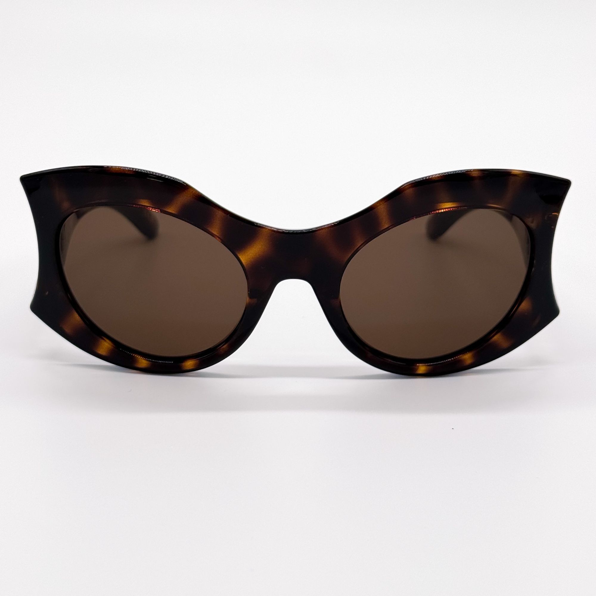 Balenciaga NEW BALENCIAGA BB0256S 002 SUNGLASSES BROWN BUTTERFLY WOMEN Size ONE SIZE - 4 Thumbnail