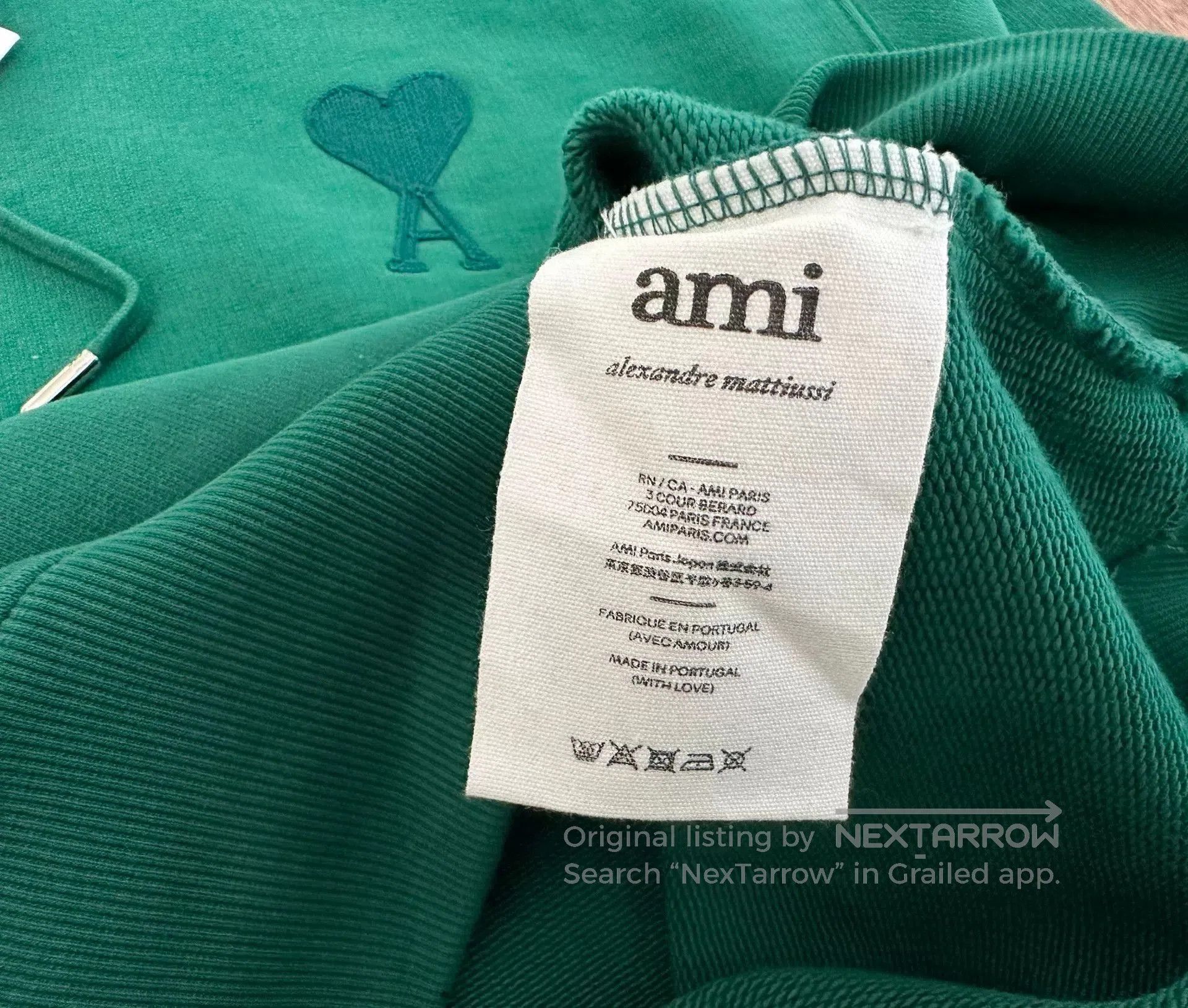 AMI AMI 21SS Embroidered Heart Hoodie. Size US M / EU 48-50 / 2 - 3 Thumbnail