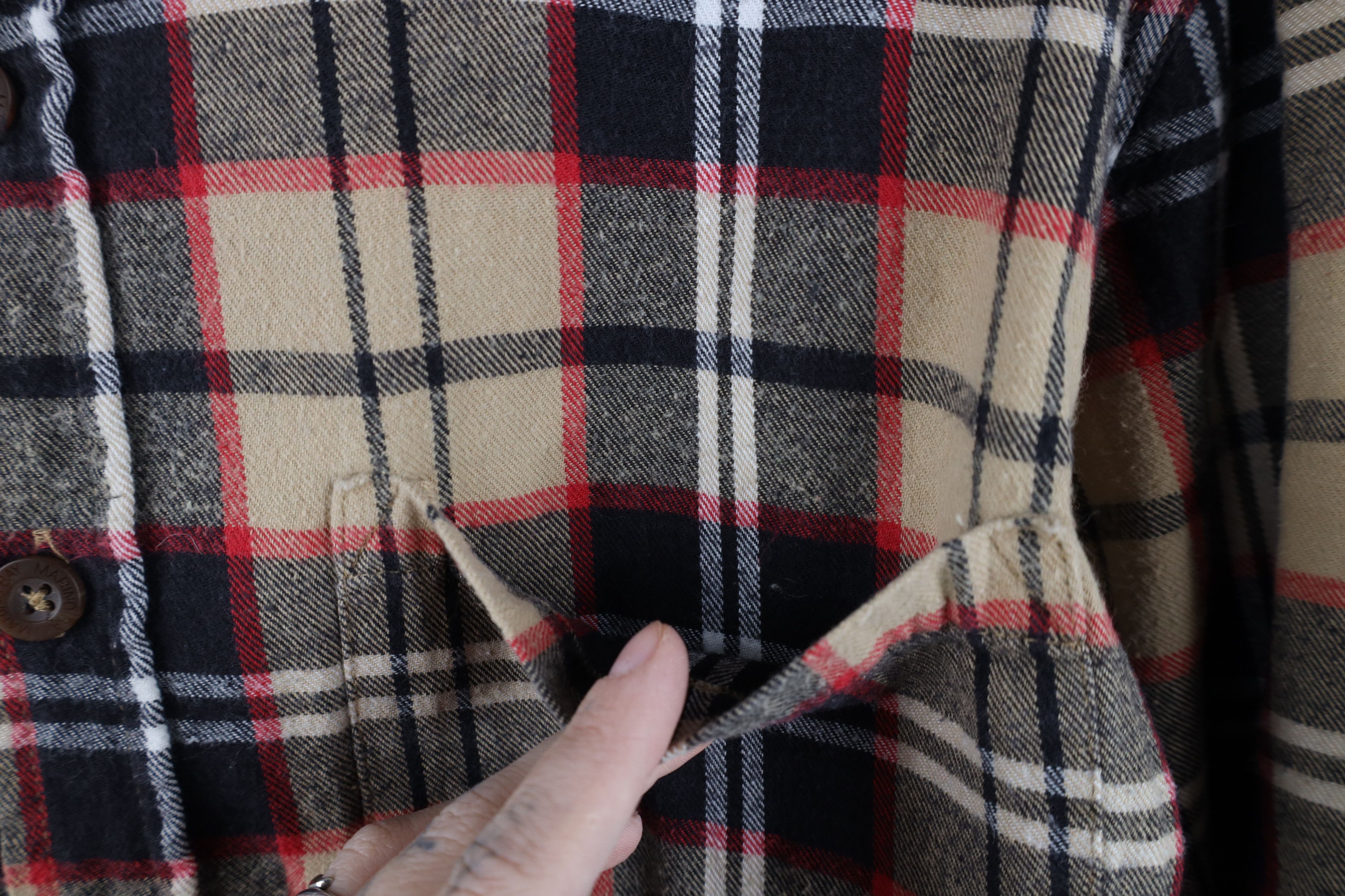 Vintage Vintage 90s Streetwear Flannel Collared Button Shirt Plaid Size US L / EU 52-54 / 3 - 7 Thumbnail