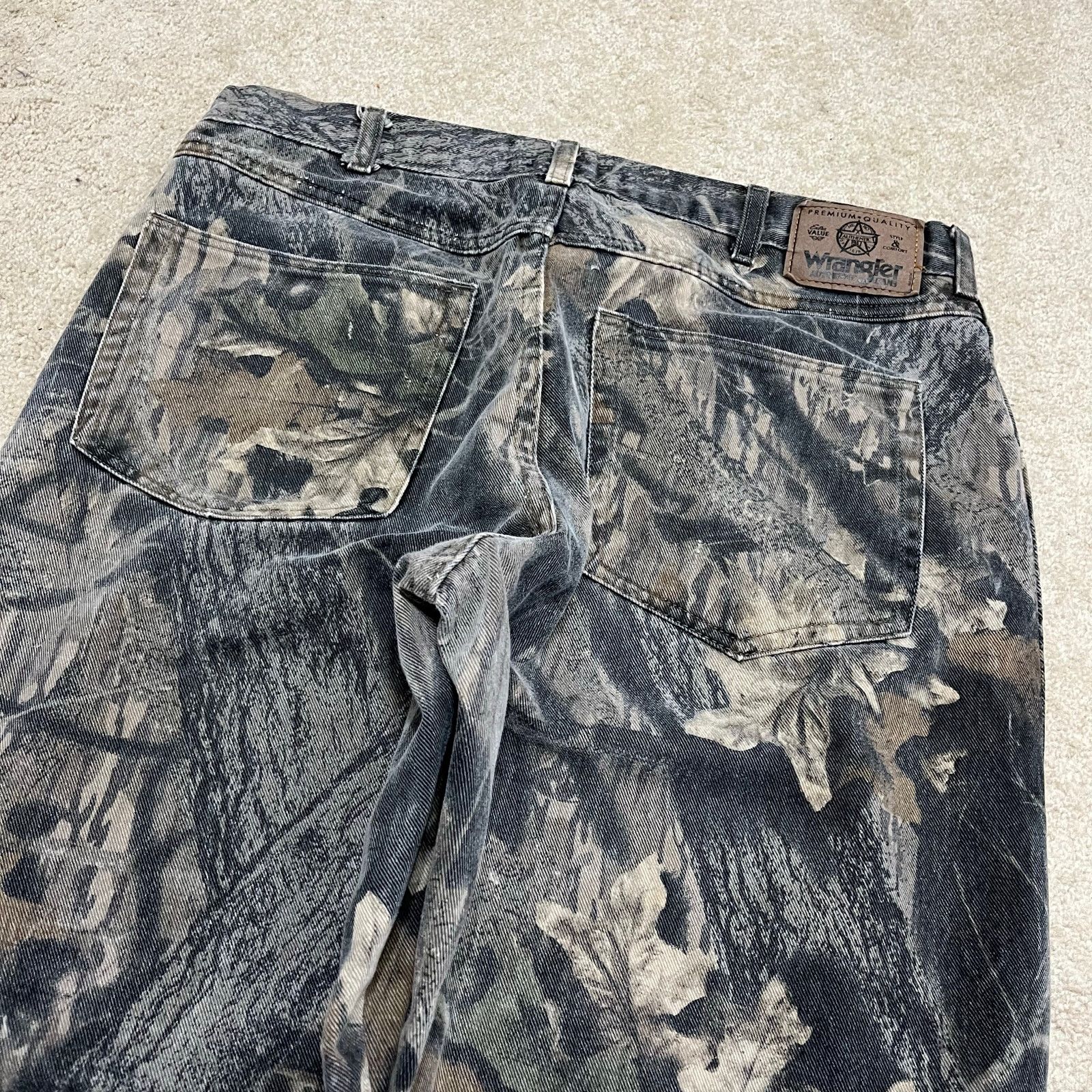 Wrangler Vintage Wrangler Camouflage Double Knee Carpenter Pants 36W Size US 36 / EU 52 - 4 Thumbnail