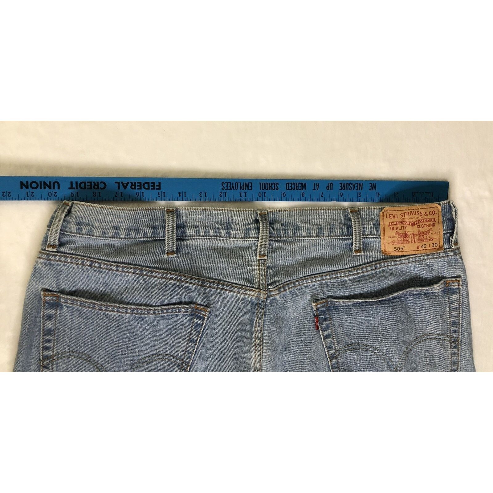 Levi's Vintage Levi's 505 Blue Denim Jeans Size 40x30 Regular Fit M Size US 40 / EU 56 - 6 Thumbnail