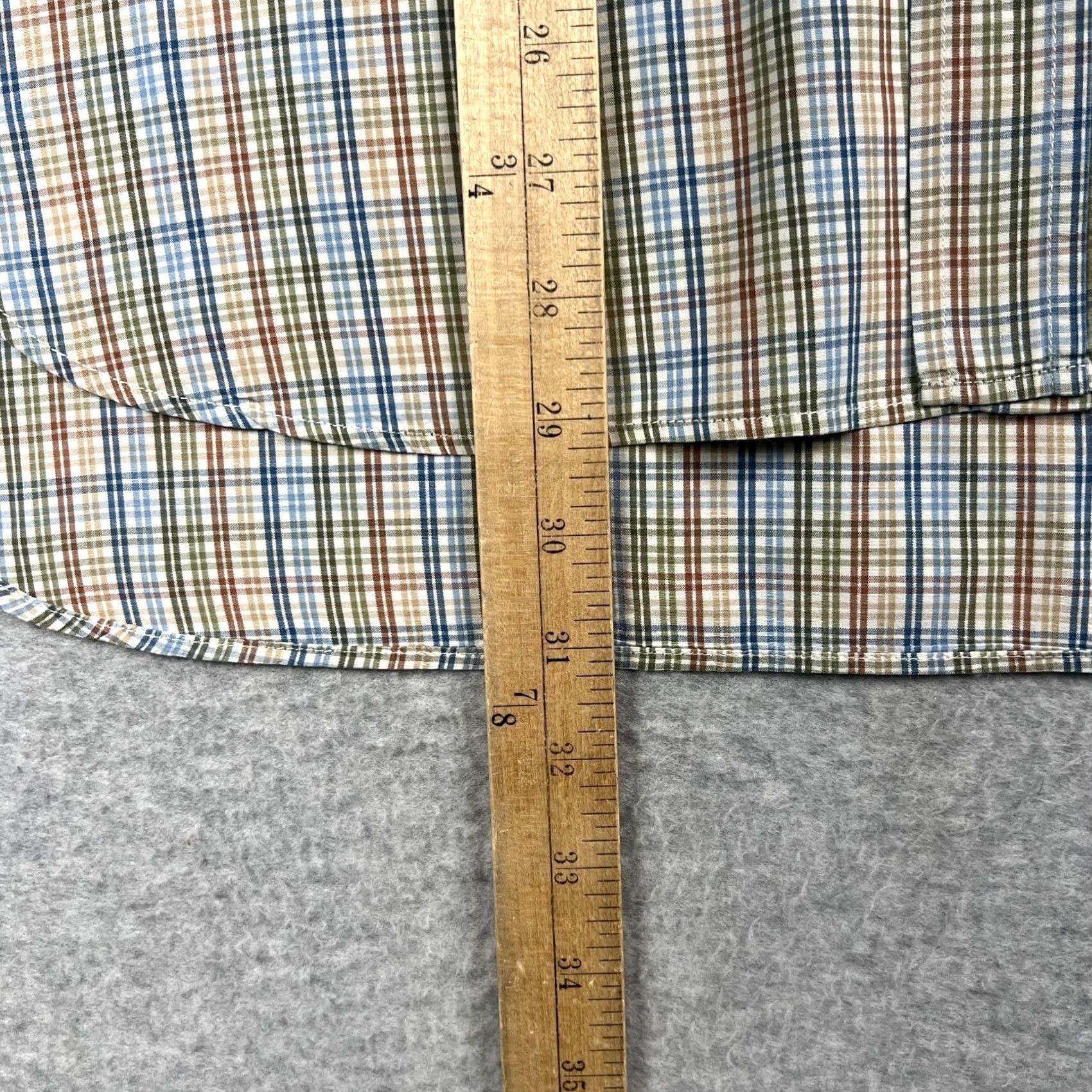 Loro Piana Loro Piana Shirt Mens Medium Multicolor Plaid Cotton Short Sleeve Button Size US M / EU 48-50 / 2 - 6 Thumbnail